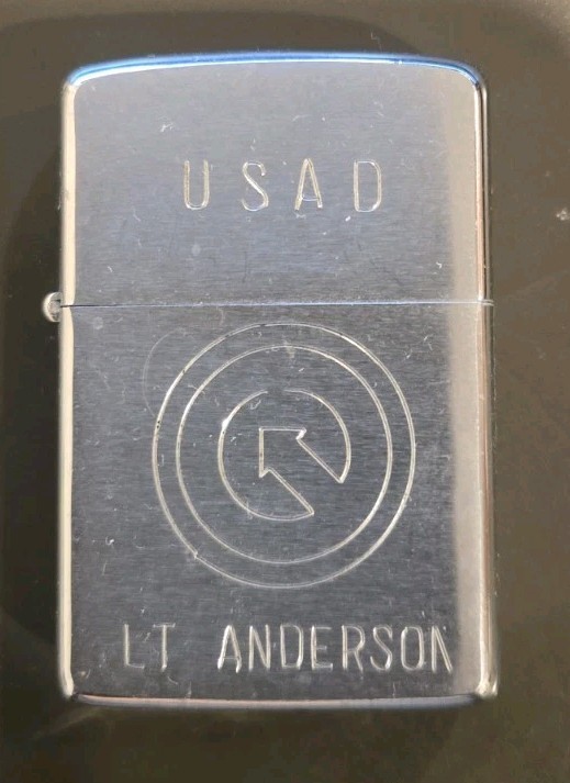 Vintage 1968 Zippo Lighter Vietnam War U.S. Army\'s 1st Logistical CommandUSAD