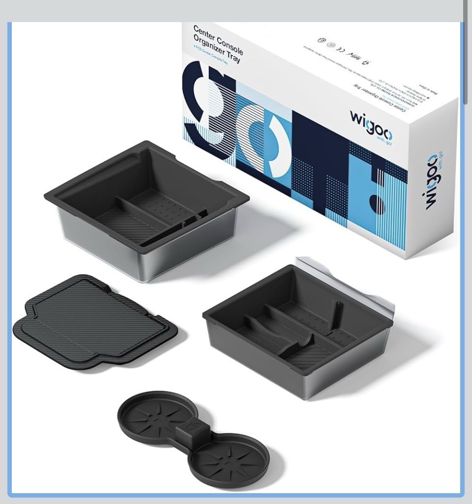 Wigoo for Tesla New Model Y Juniper & Model 3 Highland Center Console Organizer 