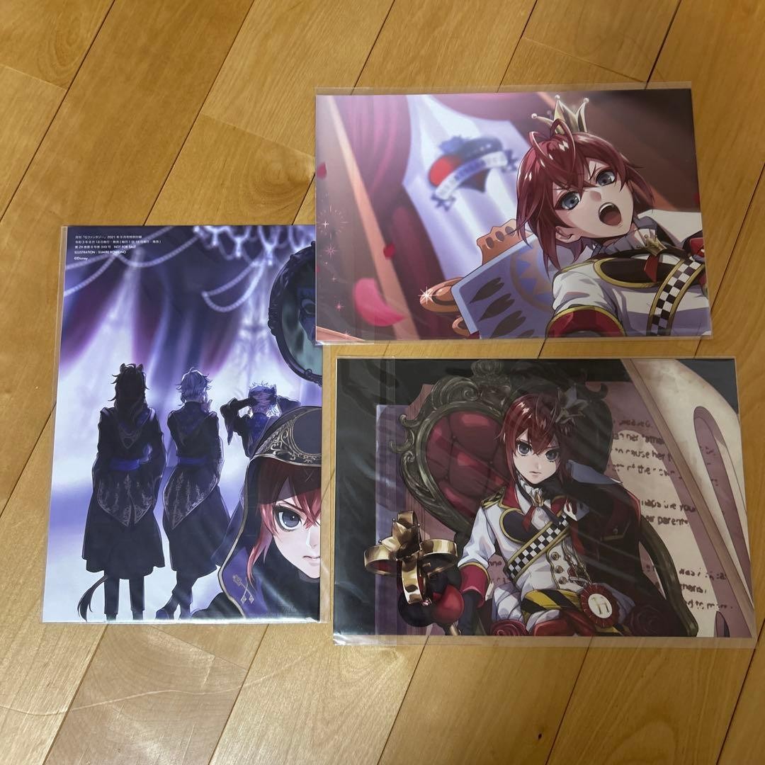 Disney Twisted Wonderland 4-Pack Postcard Set