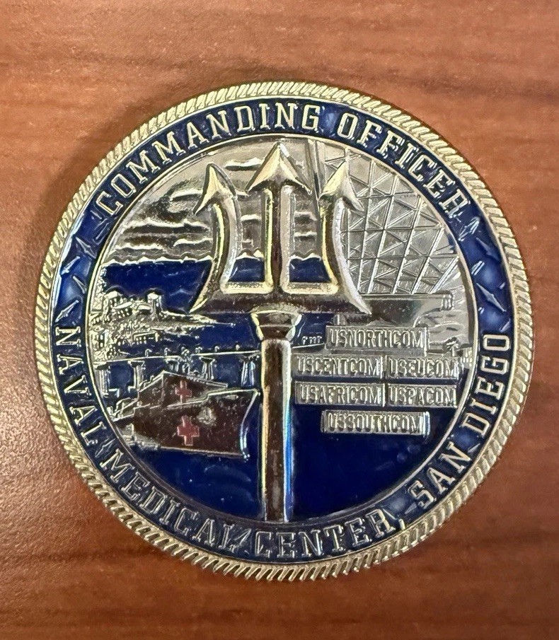 Commanding Officer, Navy Medical Center, San Diego Coin