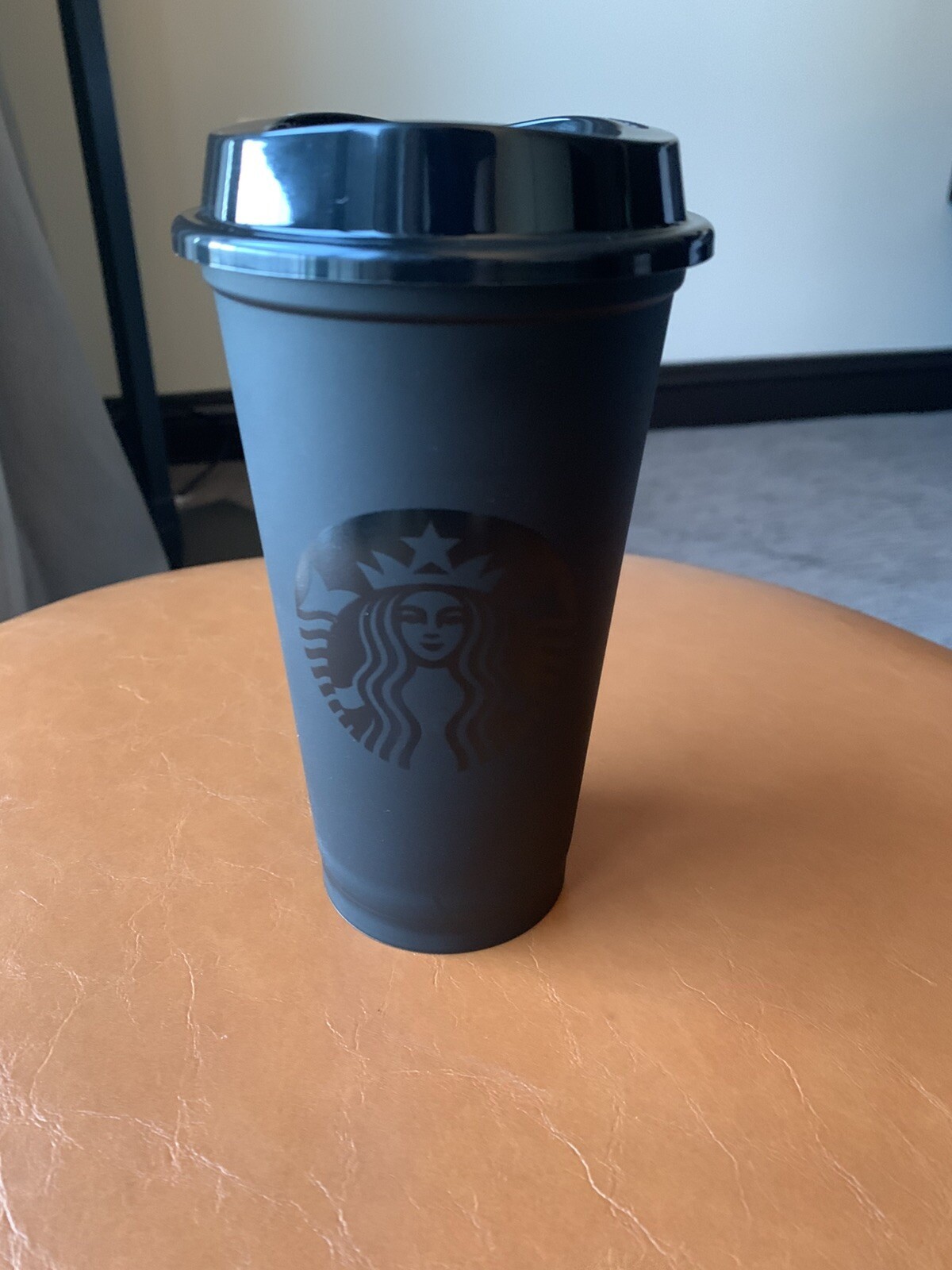 Rare Starbucks Black Reusable Cup