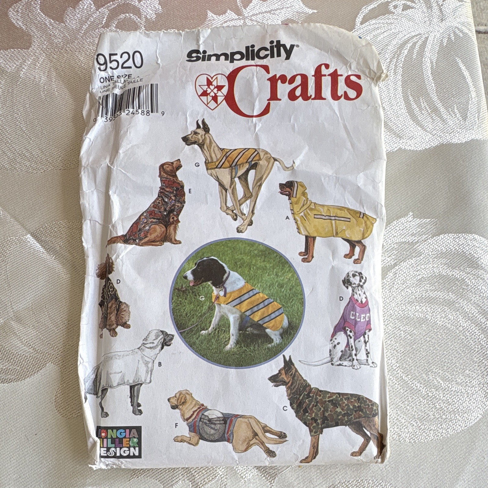 Simplicity Crafts Dog Jacket Vest Shirt Coat Sewing Pattern One Size NEW Simplicity Crafts Dog Jacket Vest Shirt Coat Sewing Pattern One Size NEW