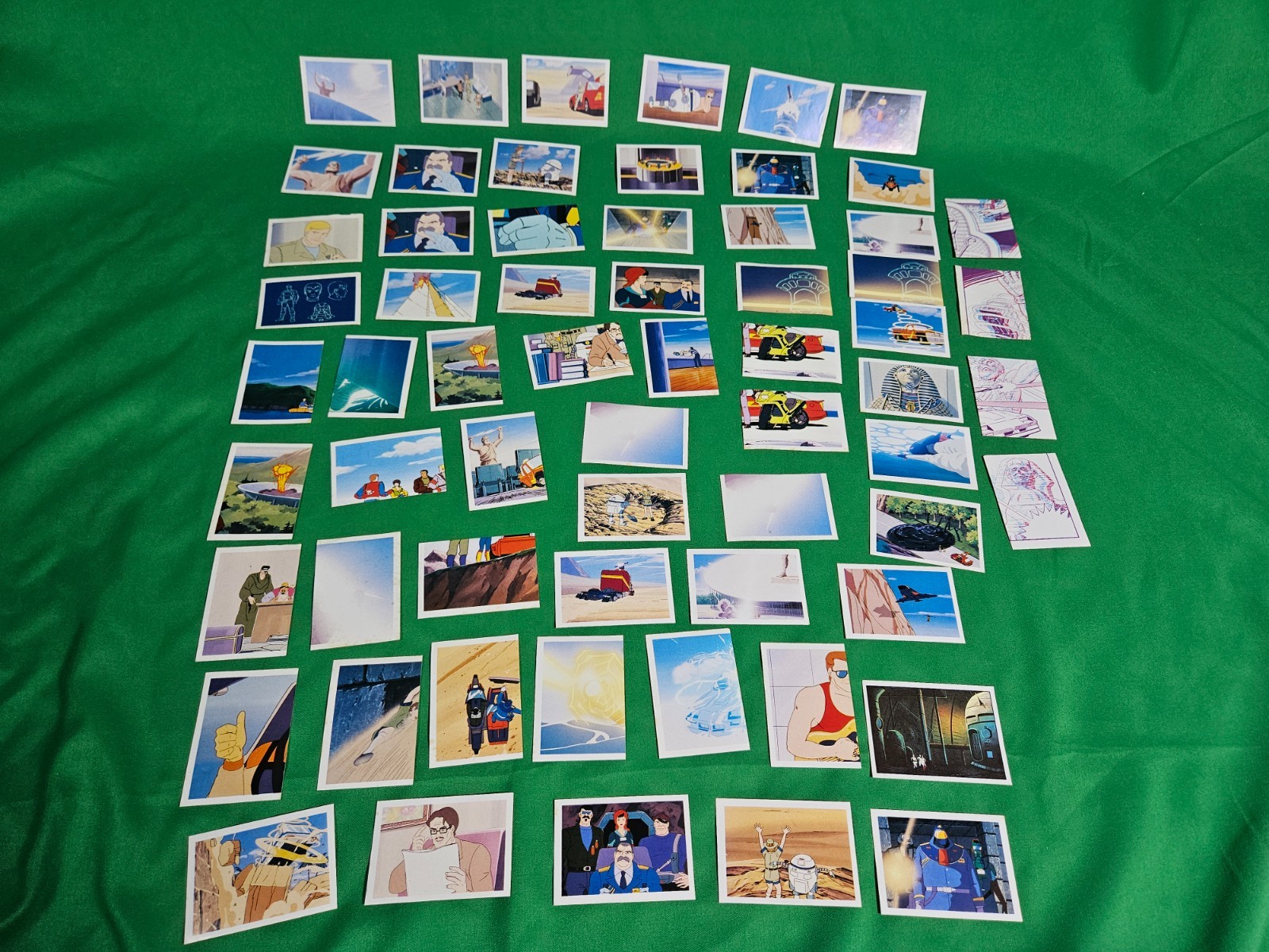 Vintage 1986 Panini M.A.S.K. Loose Sticker Lot of 63 - Kenner Unused