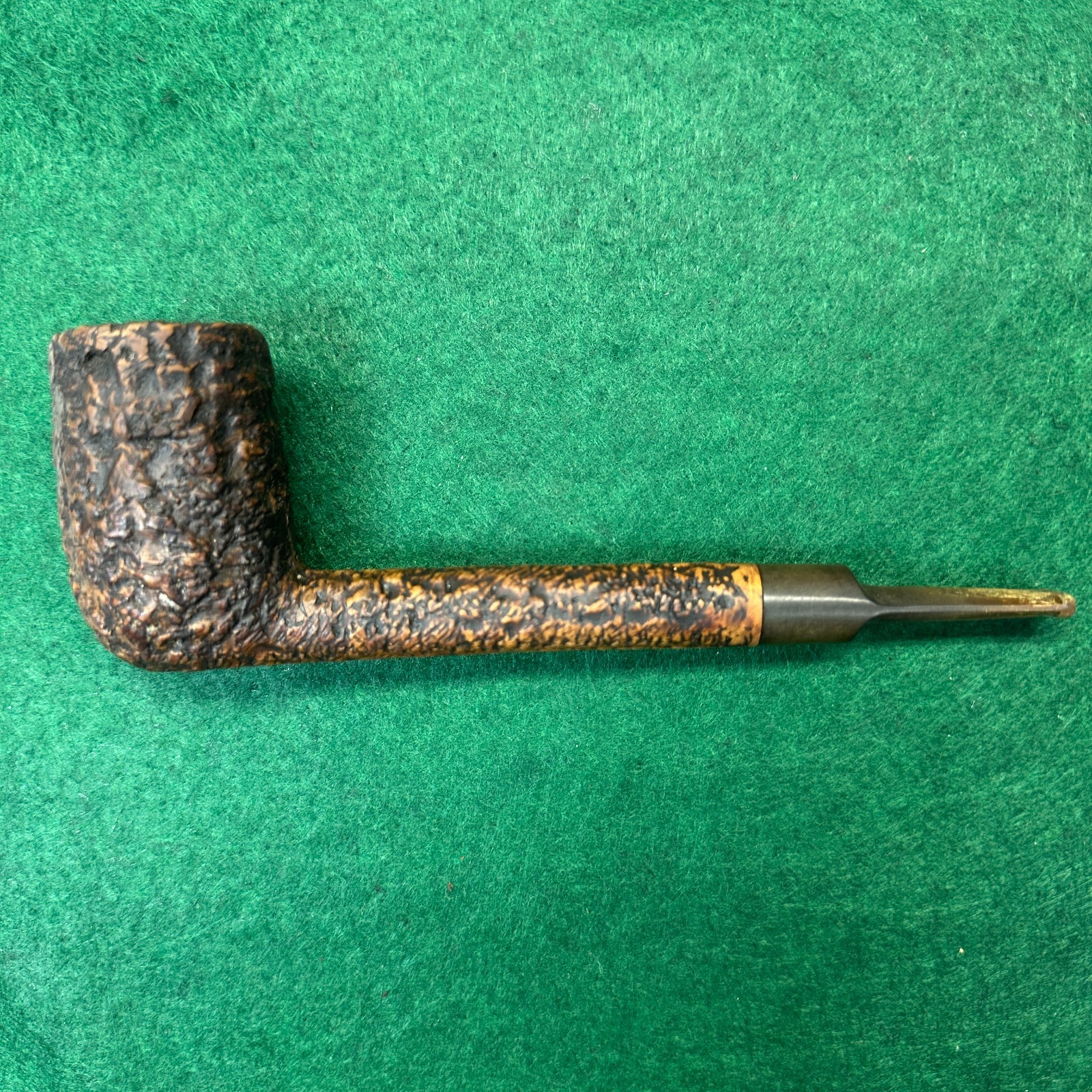 Castello Pipe Sea Rock Briar Italian Estate Rustic Billiard Sandblasted