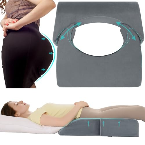 Adjustable Size BBL Pillow After Surgery for Sleeping, Luxury Foam Butt Pillow