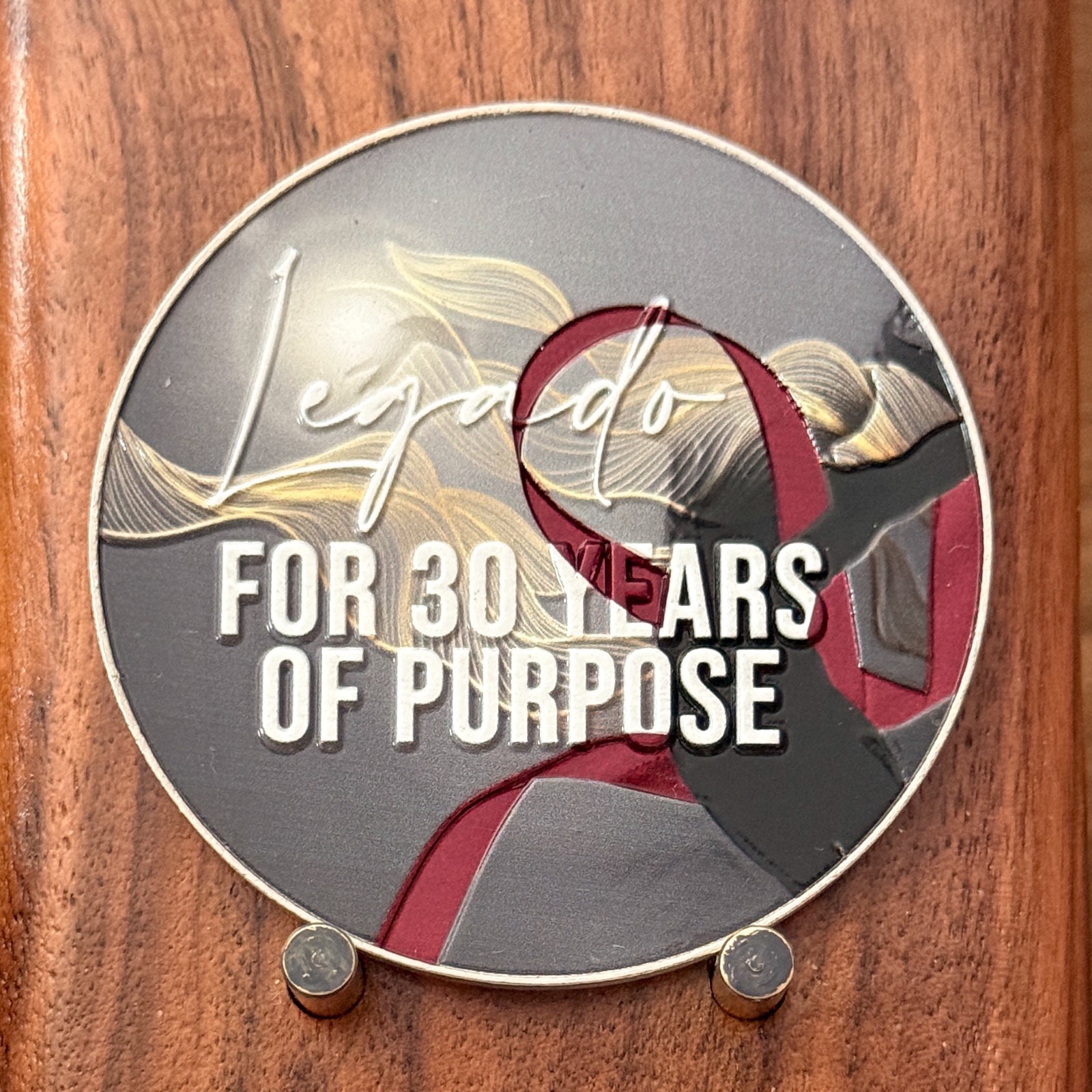 Legado 30 Years Of Purpose Torch Emblem Challenge Coin  W#17