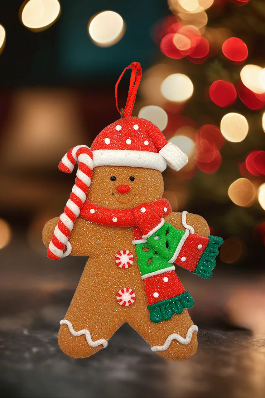 Christmas Ornament - Gingerbread Man. Wizardi Festive Decoration F07-N2-5-AEE...
