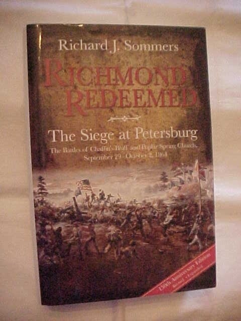 RICHMOND REDEEMED PETERSBURG SIEGE CHAFFIN BLUFF, POPLAR SPRING CHURCH CIVIL WAR