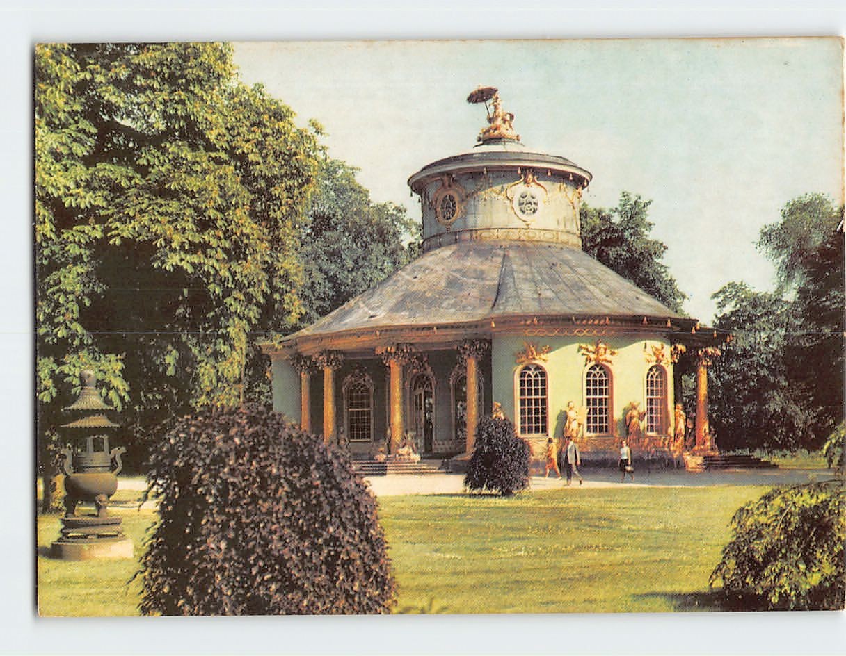 Postcard Chinelsches Teehaus Sanssouci Potsdam Germany