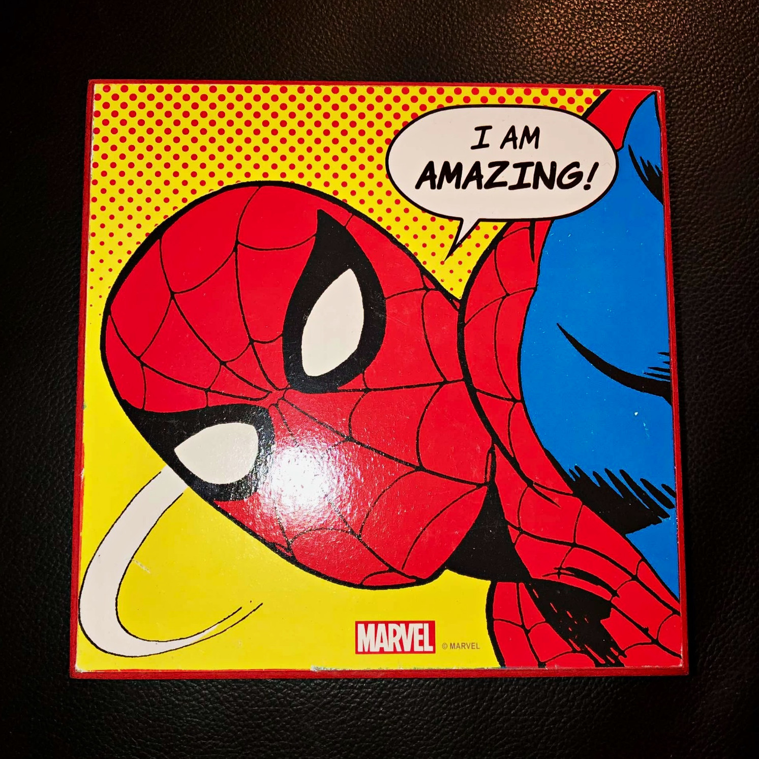 Marvel Spider-Man wooden wall art