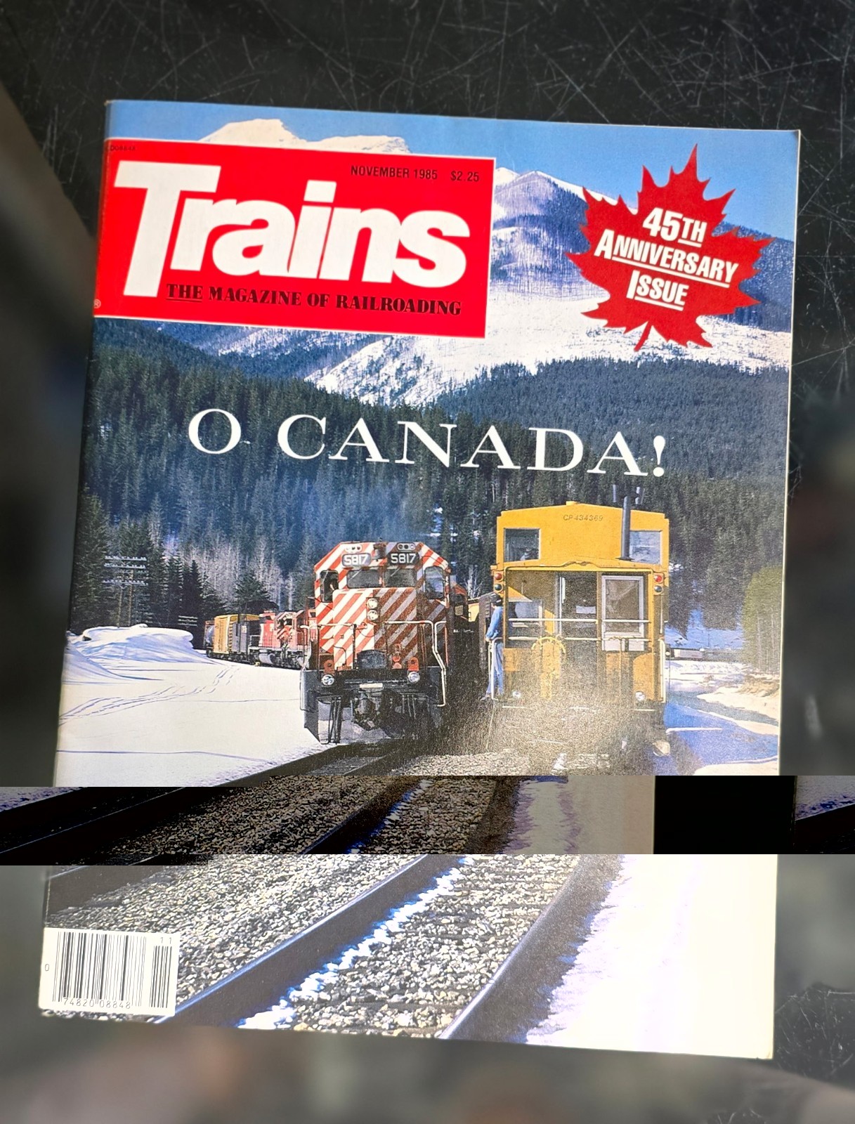 Trains 45th Anniversary Issue Magazine Cover Trains 45th Anniversary