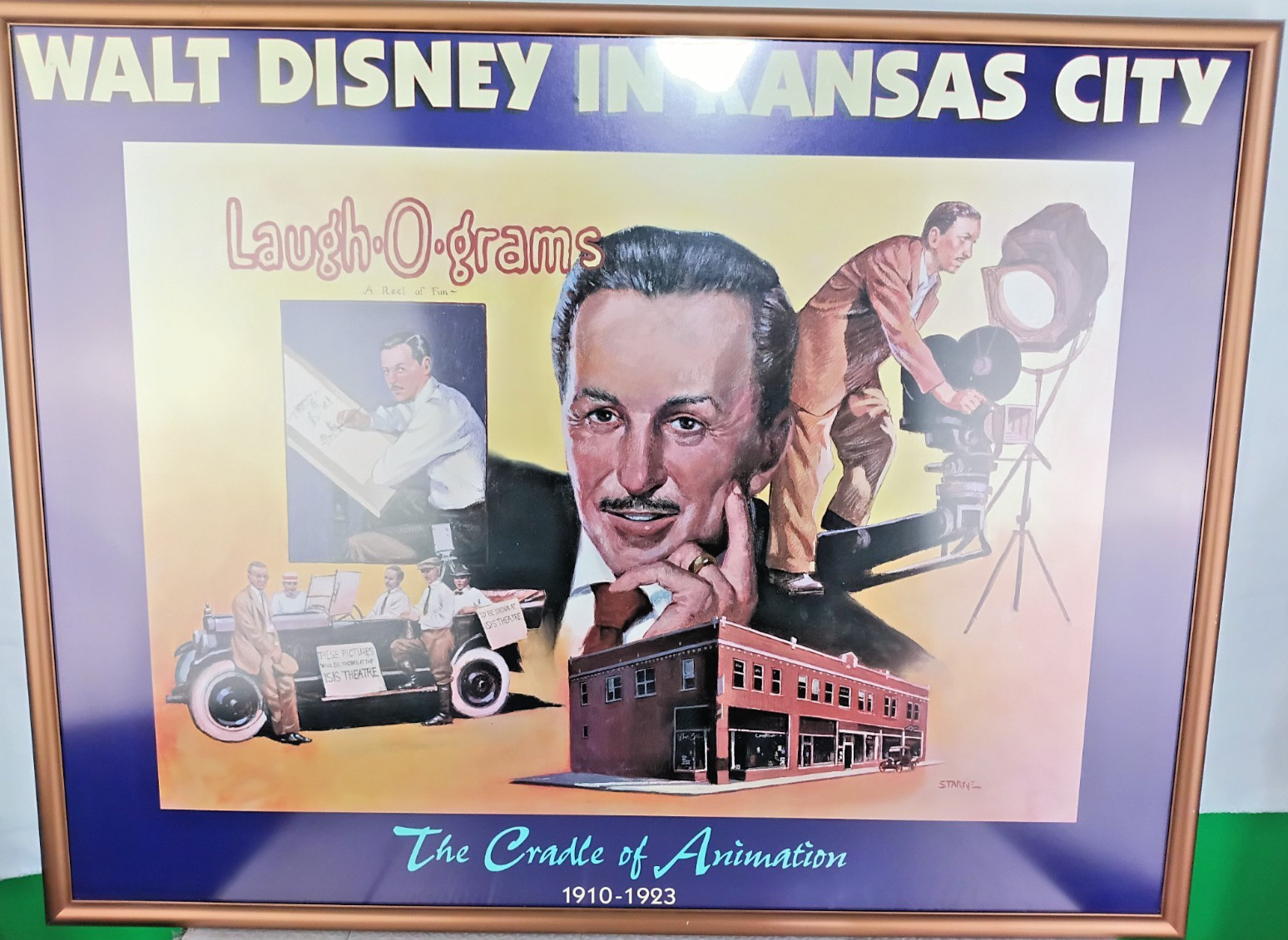 Vintage WALT DISNEY IN KANSAS CITY Picture