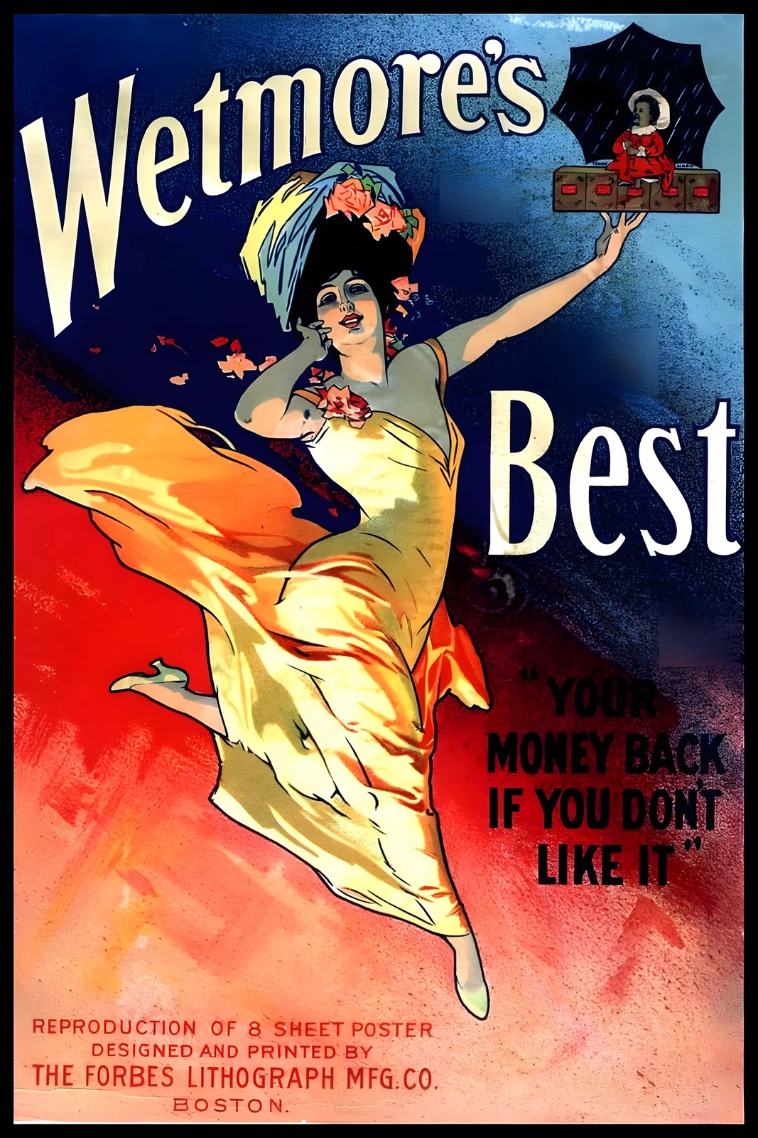 Wetmore\'s Best Vintage Advertisement Poster - 24x36” Reproduction Print
