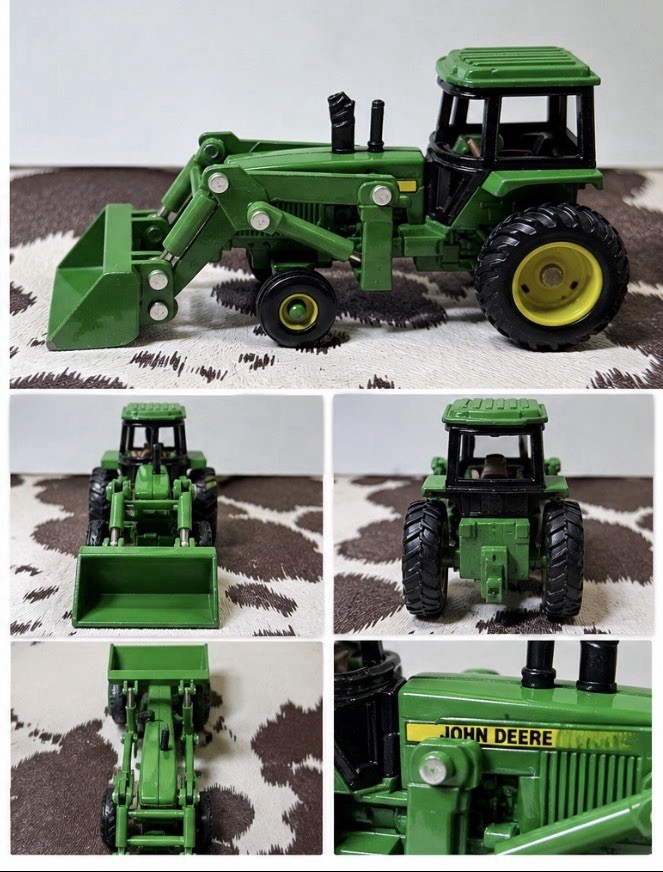 Vintage ERTL John Deere 3140 Tractor With Front Loader 1:32 Diecast Toy USA