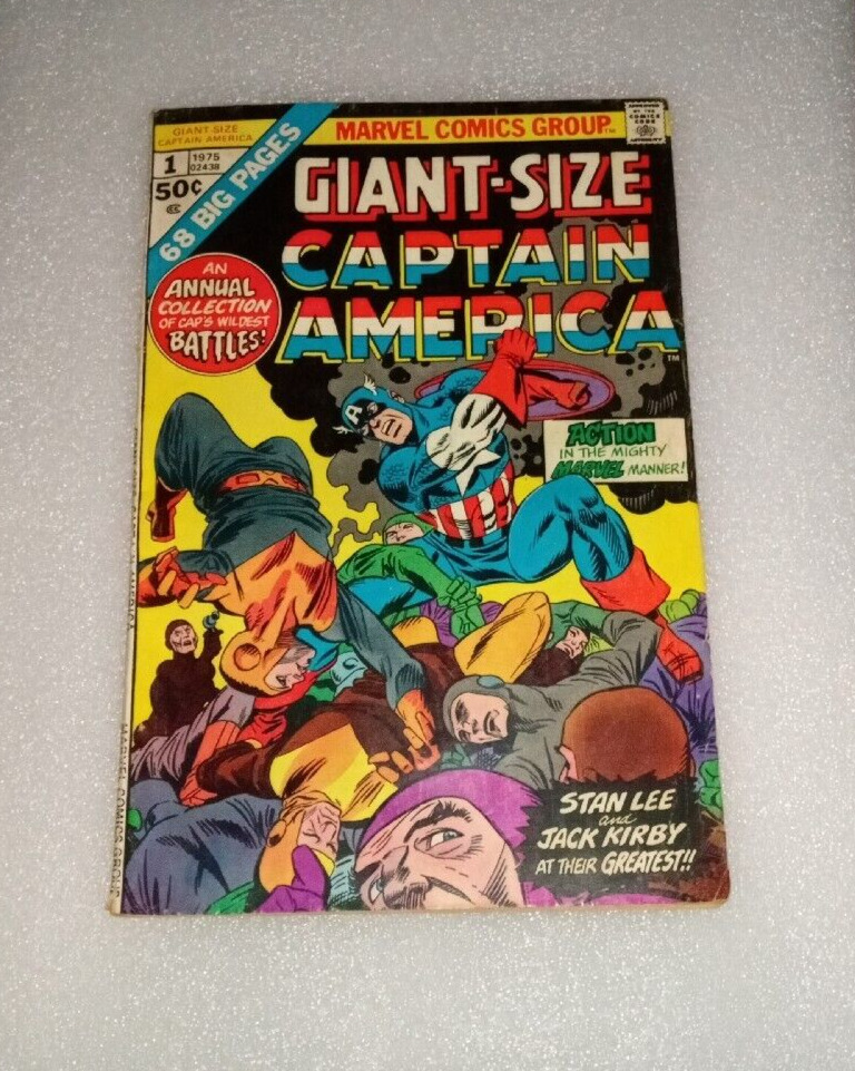 Giant Size Captain America #1 Marvel Comics Bronze Age 1975