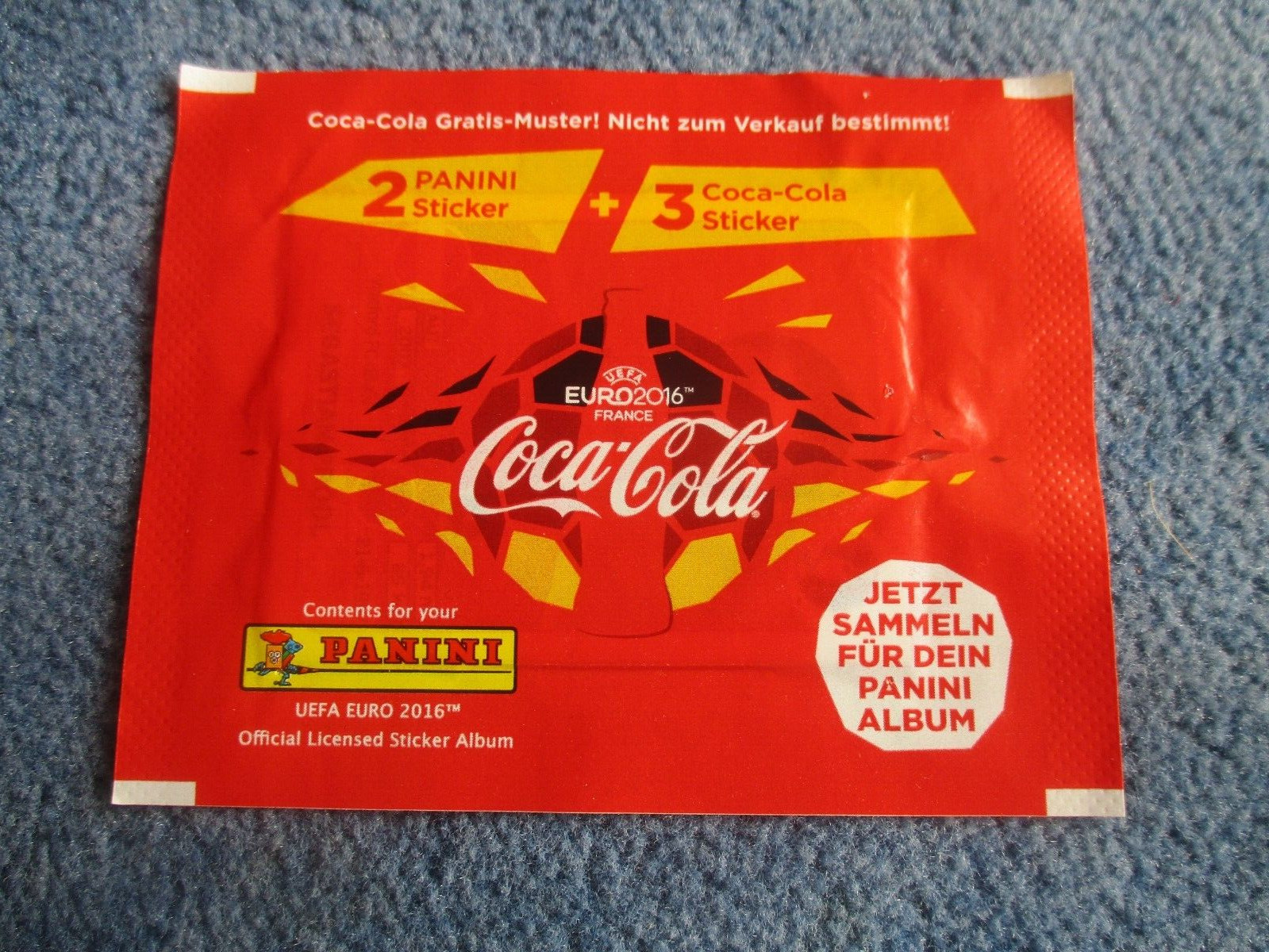 Euro 2016 Panini - Coca Cola: 1x Full Promo Bag - Bustina Packet