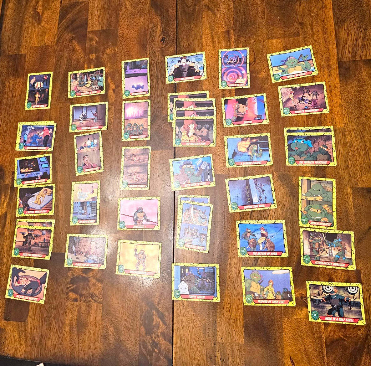 Topps TMNT Teenage Mutant Ninja Trading Card Lot 1989 40 Cards
