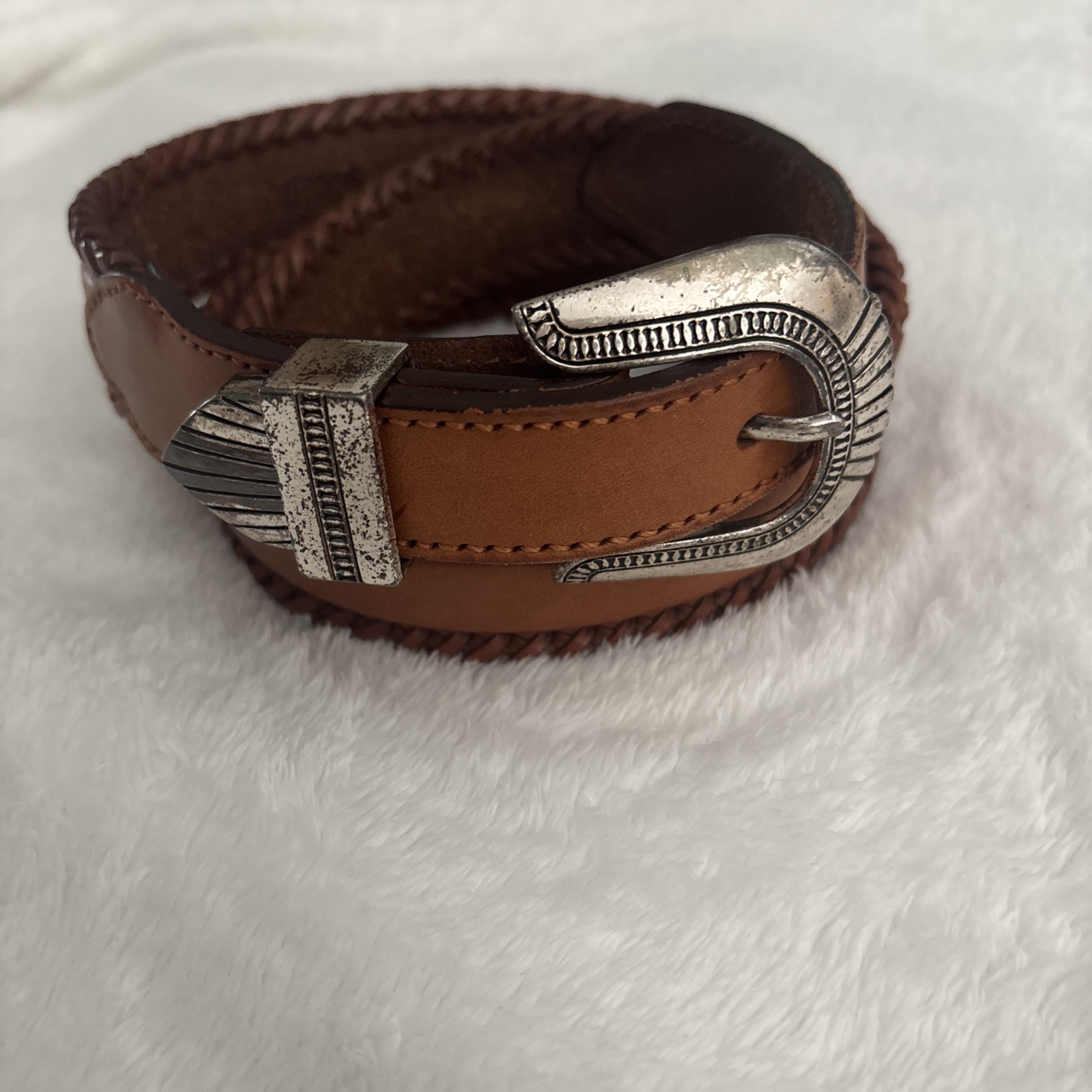 Vintage Western-style ranger belt Stamped 1991 Size 42