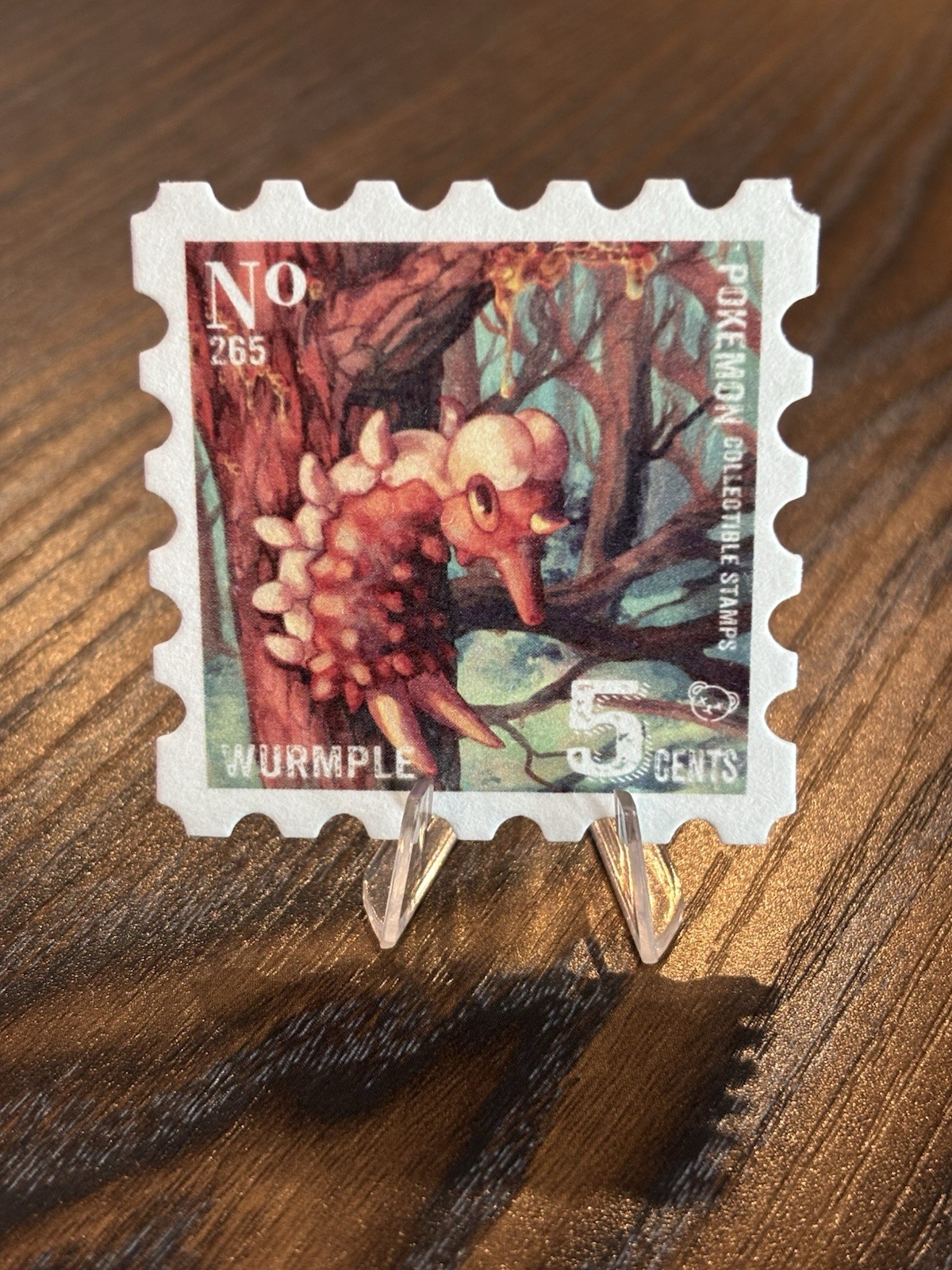 Pokémon Wurmple Fan Art Collectible Stamp No. 265 Special Edition 5 Cents Pokémon Wurmple Fan Art Collectible Stamp No. 265 Special Edition 5 Cents
