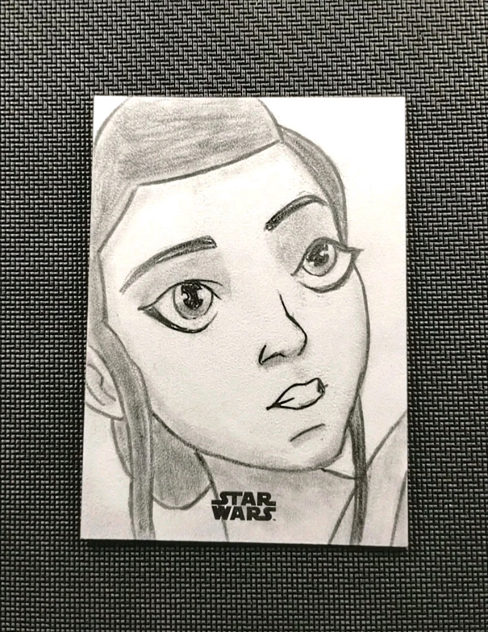 Padme Amidala 2025 Star Wars Topps Chrome Sketch Card 1/1 Signed Brandon Klein 