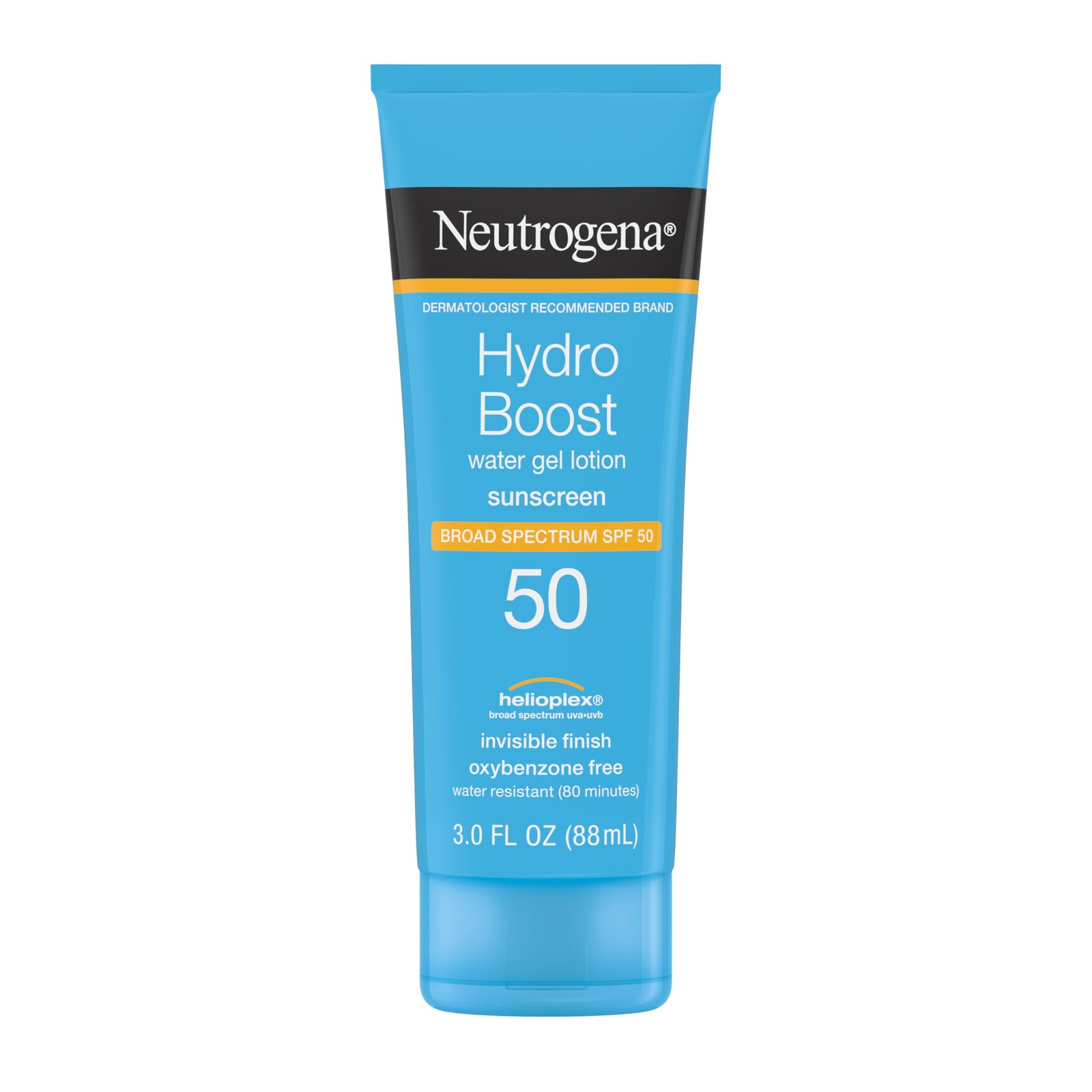 Neutrogena Hydro Boost Water Gel Sunscreen SPF 50, Oil‑Free Hydrating & Water‑Re