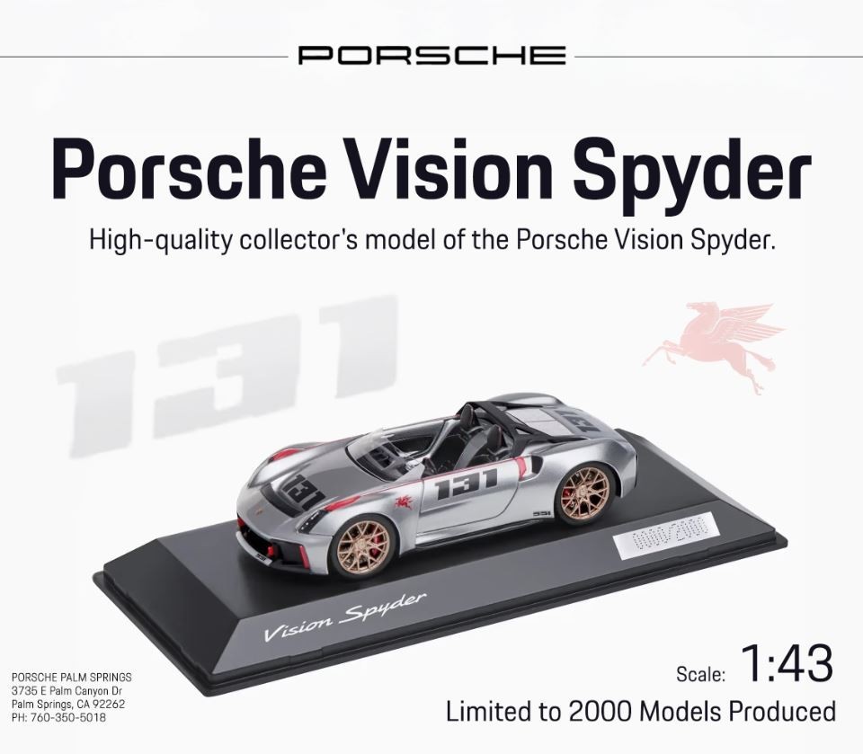 Spark 1/43 Porsche Vision Spyder 2020 Limited Edition 2000 Units New Model