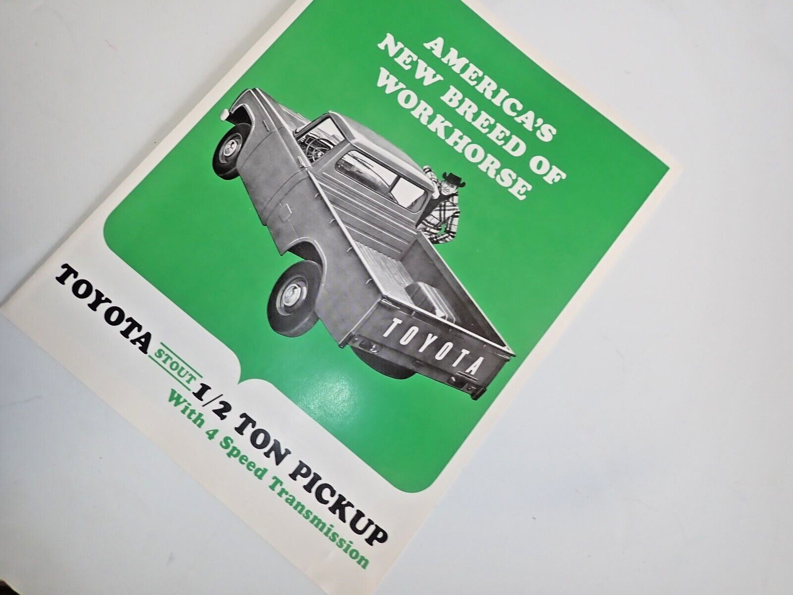 Original 1966 Toyota Pickup Sales Brochure Very Cool Original 1966 Toyota Pickup Sales Brochure Very Cool