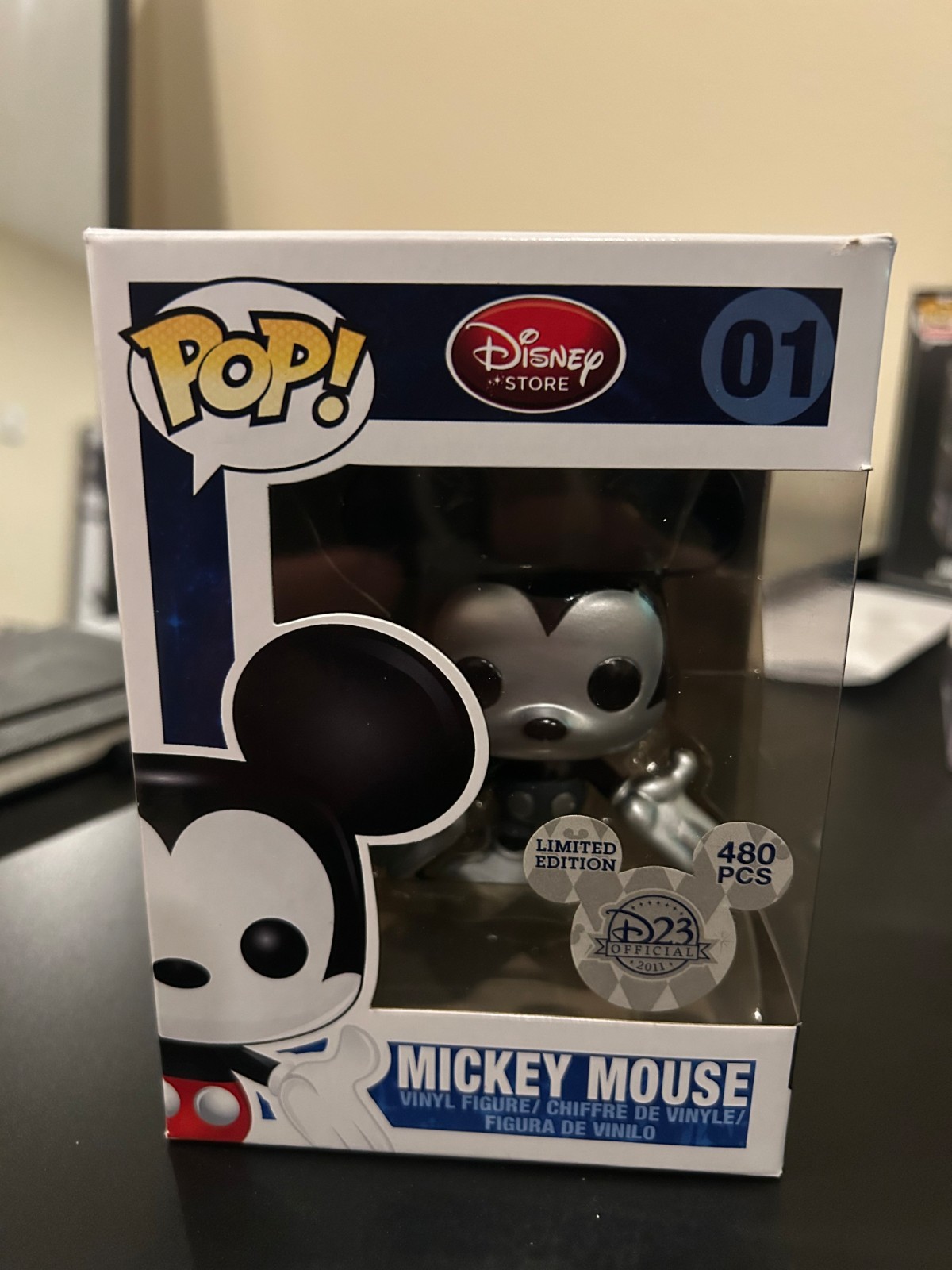Metallic Mickey Mouse 2013 D23 LE480 Funko Pop and Collection Lot