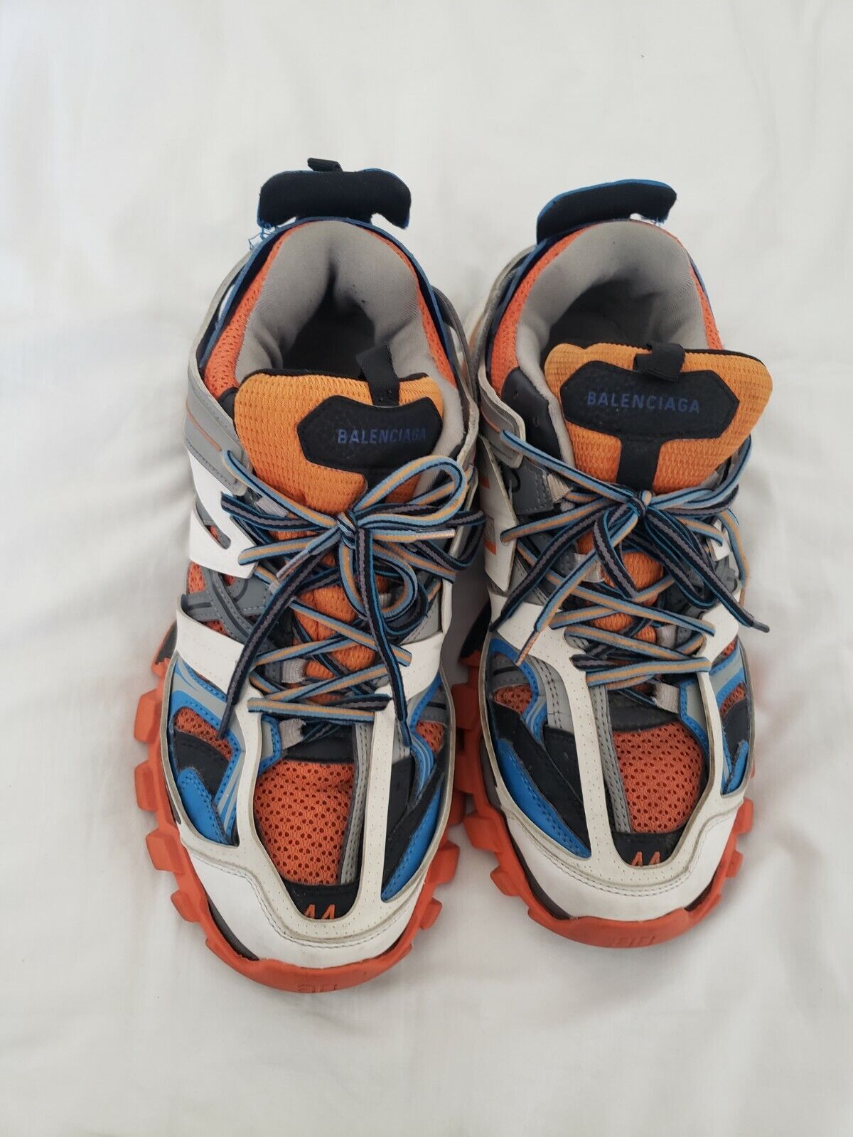 【Rank AB】Authentic BALENCIAGA Trail Sneakers Track Trainer 44 Orange Japan