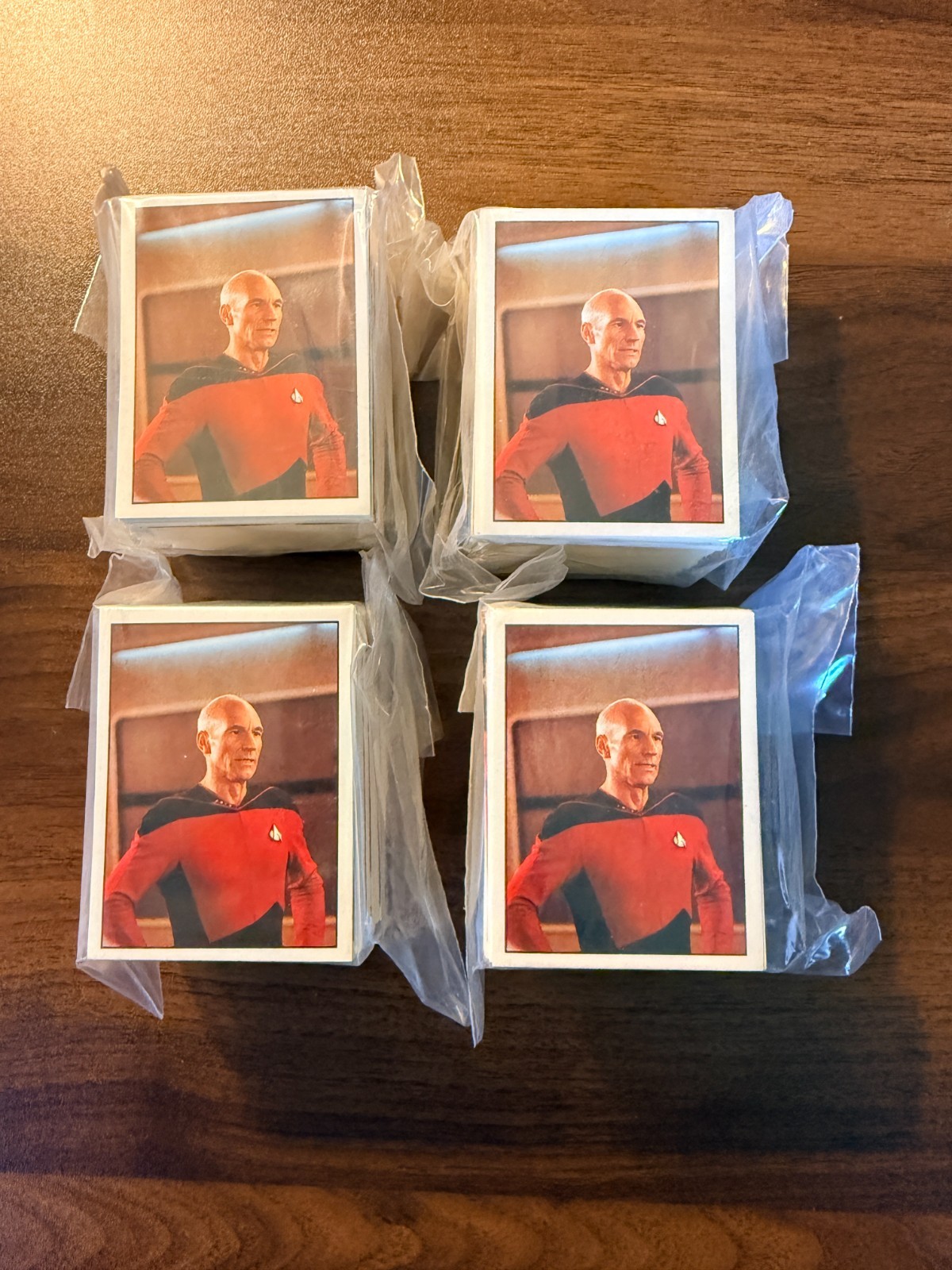 1987 PANINI STAR TREK: THE NEXT GENERATION STICKERS (240 STICKER SET) NM/MINT