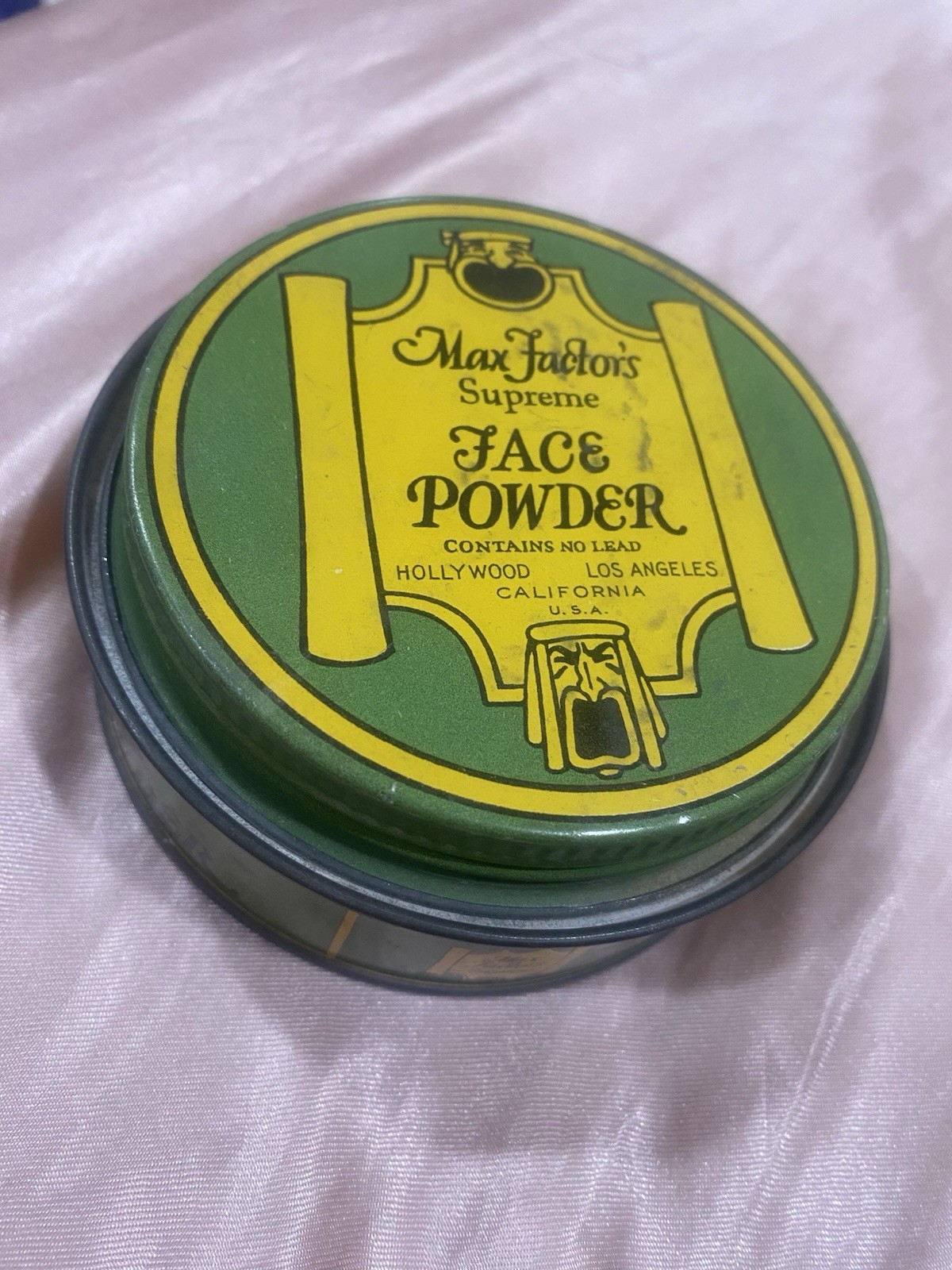 Vintage Max Factor Supreme Face Powder 1930 Hollywood Makeup Full Vintage Max Factor Supreme Face Powder 1930 Hollywood Makeup Full