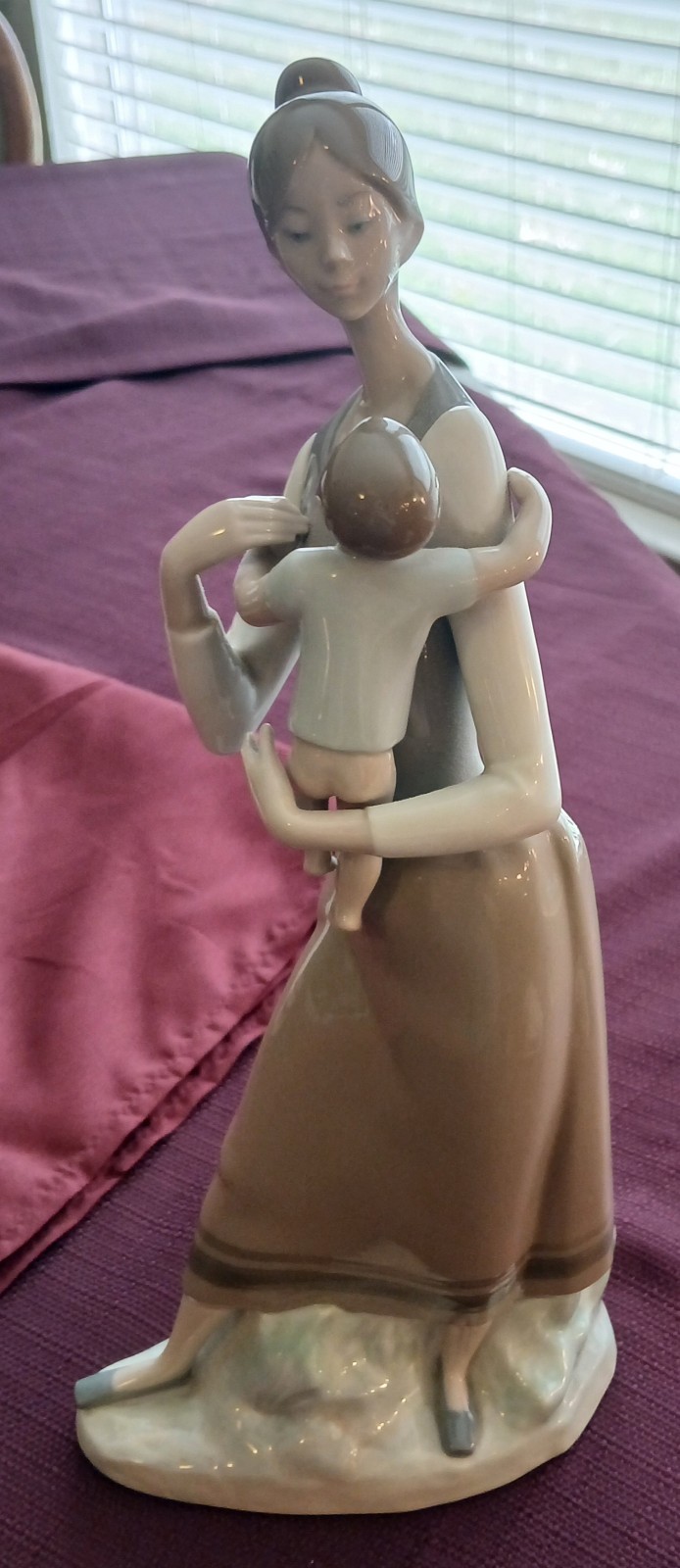 VTG Lladro Mother & Child Porcelain Figurine #4701 '71 - '74 Glossy 13