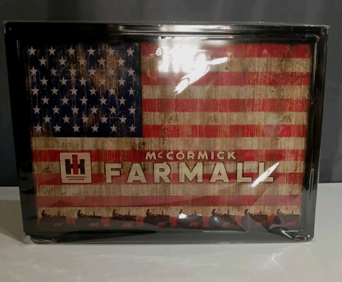 McCormick Farmall Tin Metal Sign, 17\