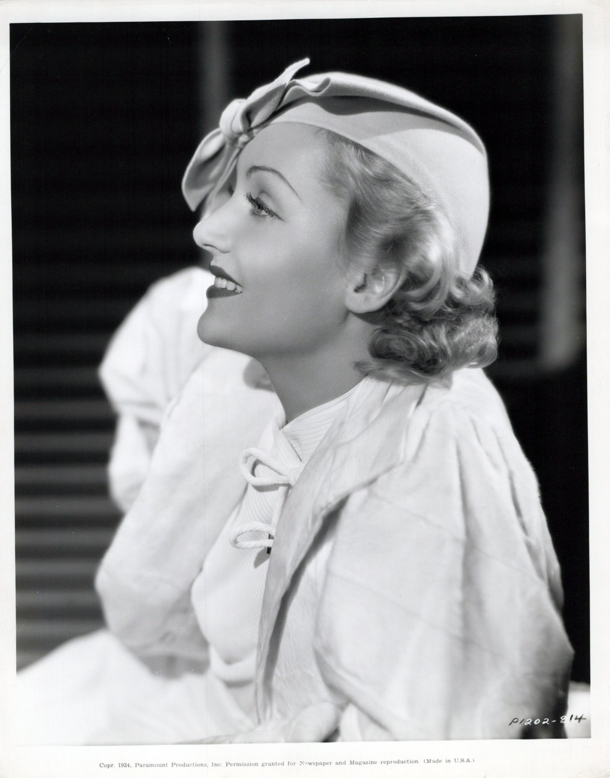 HOLLYWOOD CAROLE LOMBARD STYLISH POSE STUNNING PORTRAIT 1930s ORIG PHOTO MA92