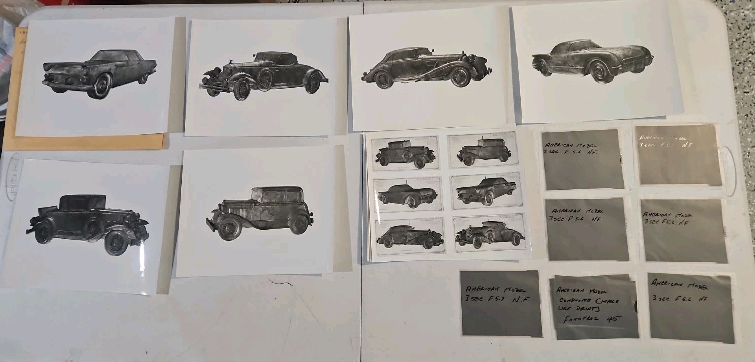Vtg 1974 American Molded Products Co Car Plaque Master Production Archive Lot
