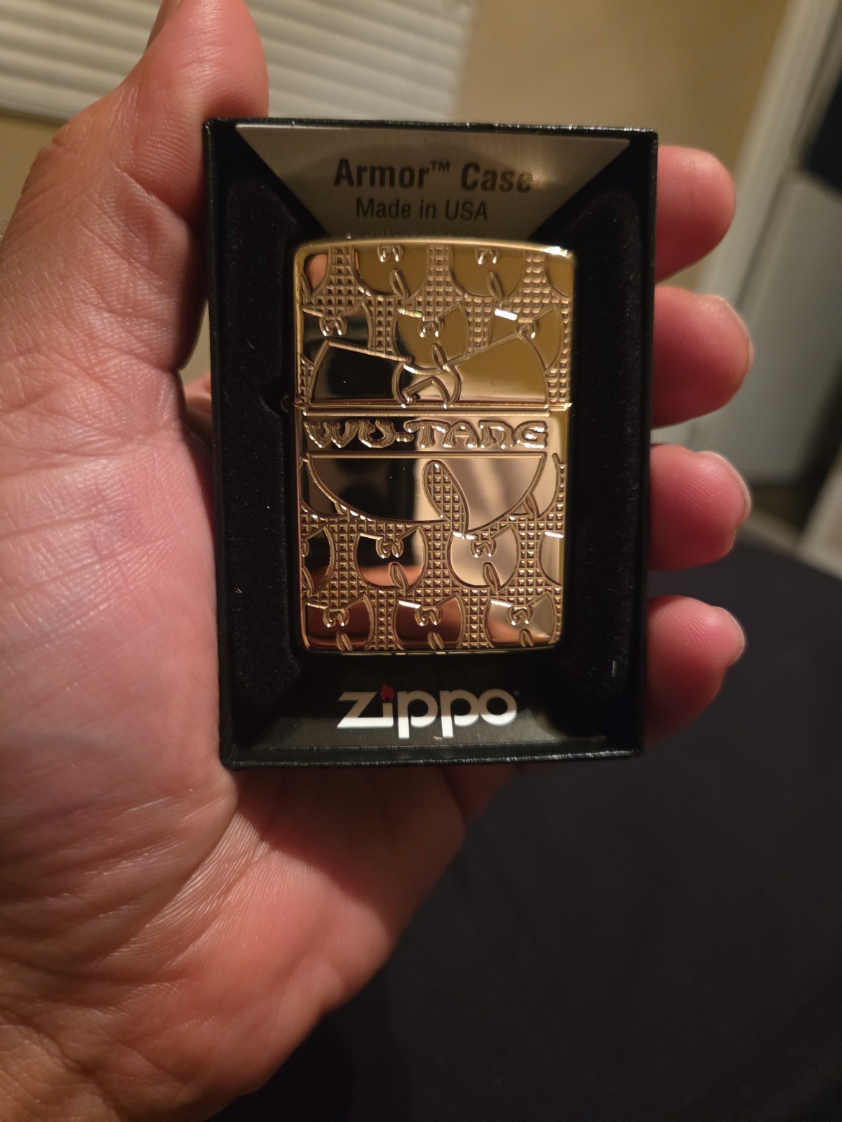 Wu Tang Clan Zippo Licensed Official Gold Plated Lighter Only 1 On Ebay Super...
