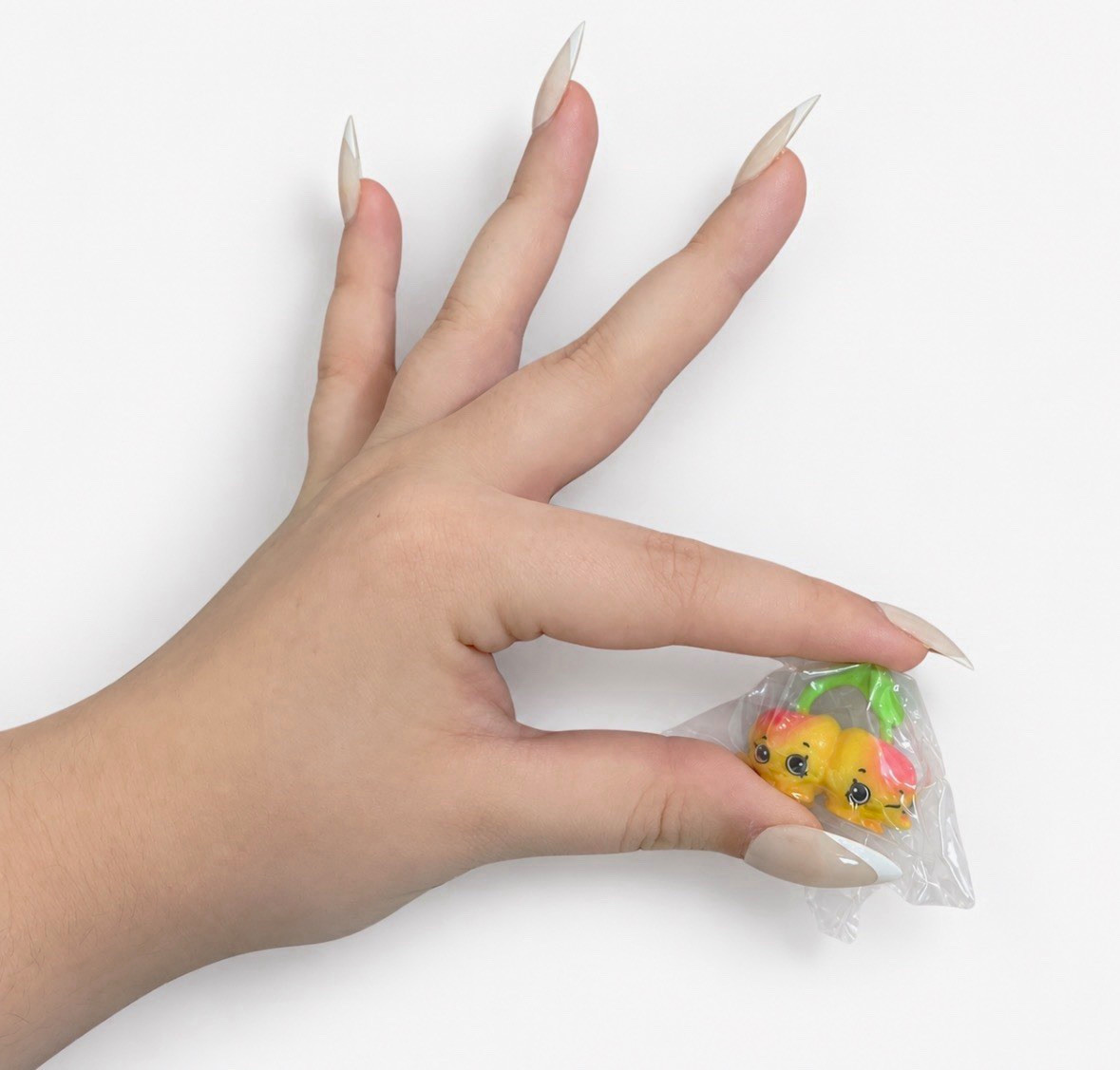 Shopkins “Cheeky cherries “ in the packaging