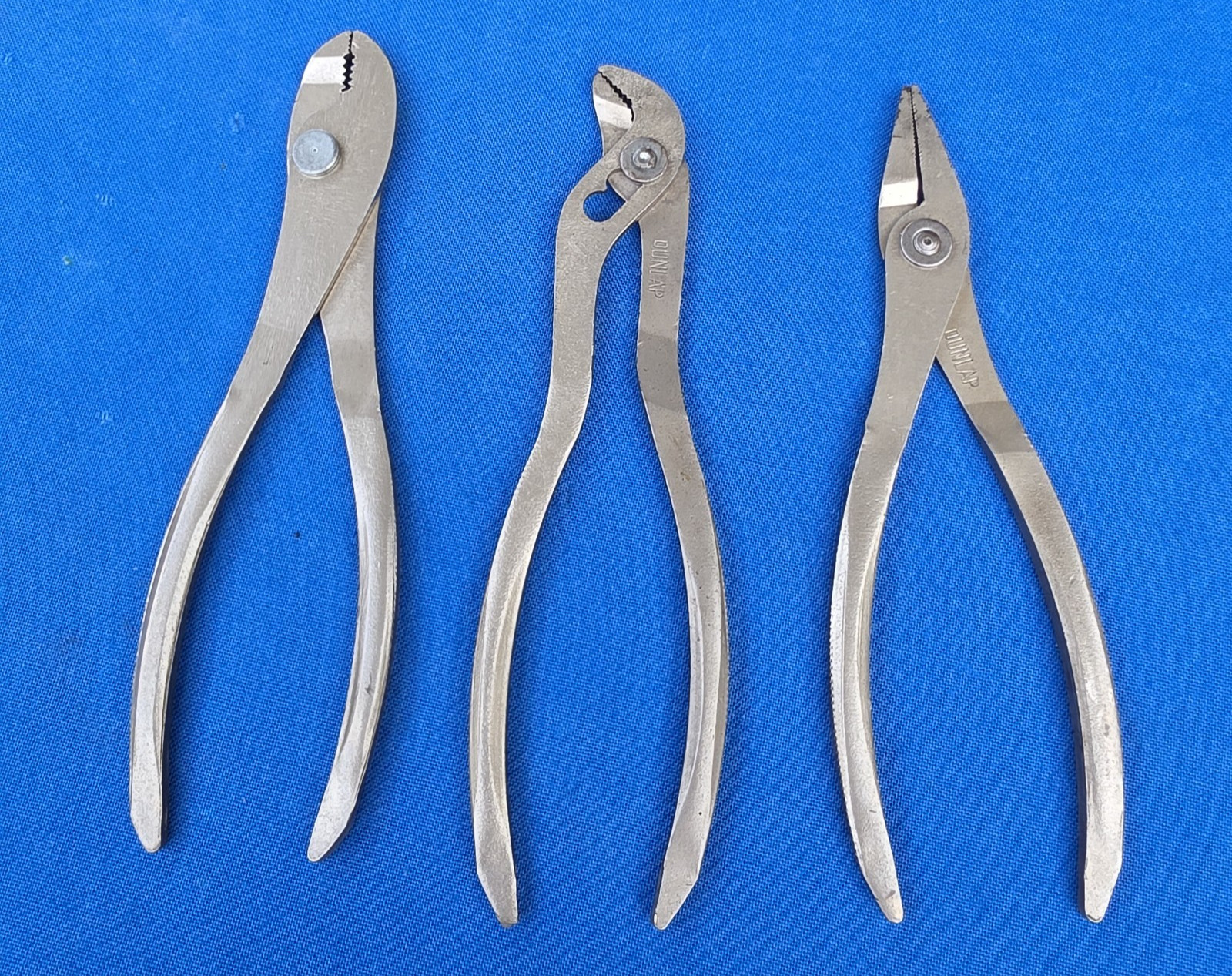 Lot of 3 Vintage Dunlap Hobbyist Small Plier Set
