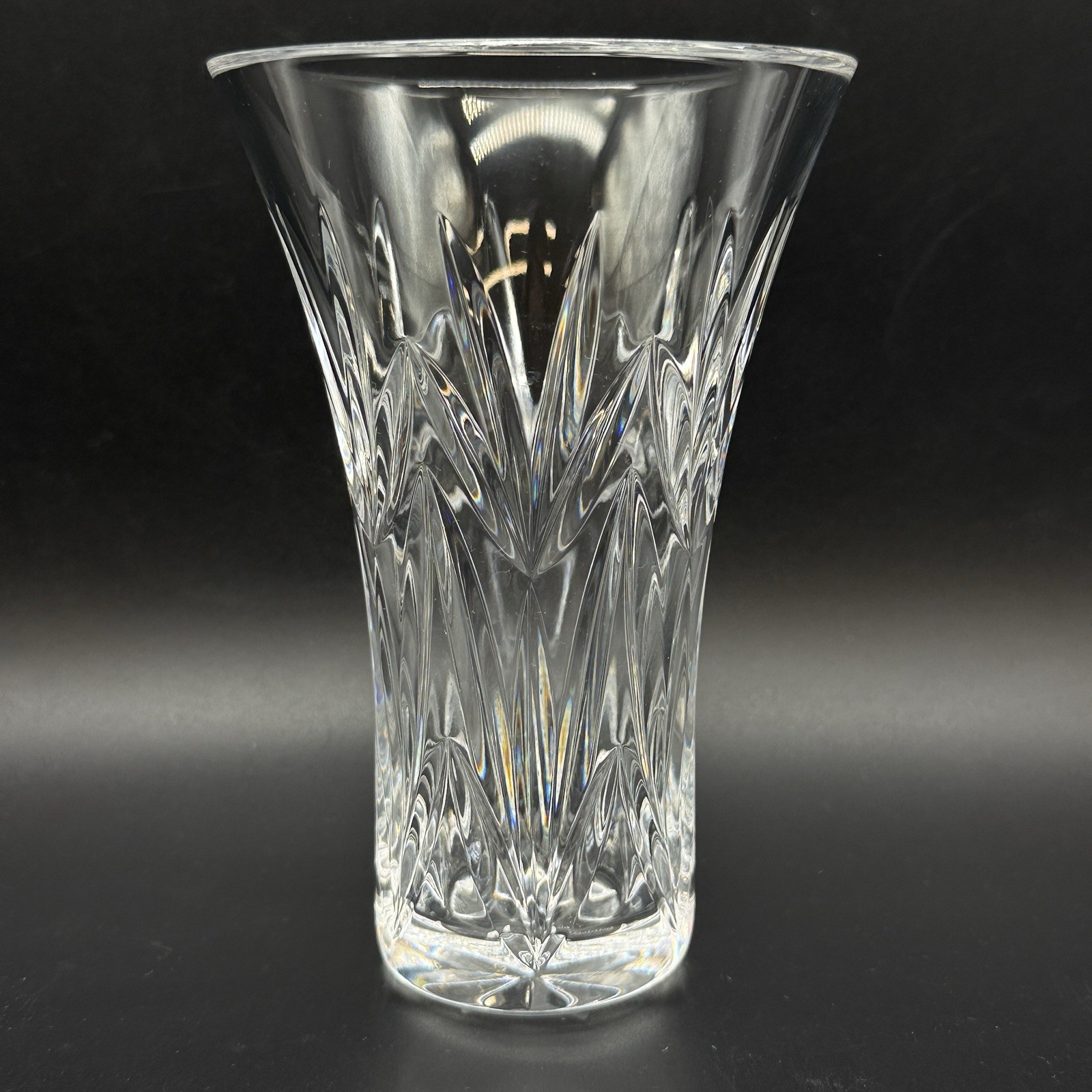 Vtg WATERFORD Crystal MOTHER'S DAY (2nd Edition) Flared Trumpet Vase 6 Vtg WATERFORD Crystal MOTHER'S DAY (2nd Edition) Flared Trumpet Vase 6