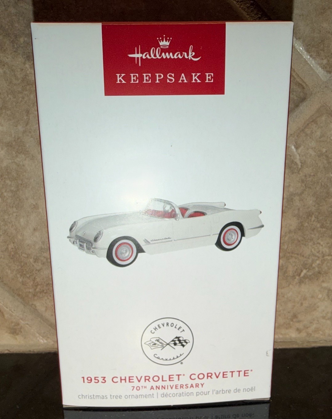 2023 Hallmark Ornament 1953 Chevrolet Corvette 70th Anniversary Limited Ed NIB