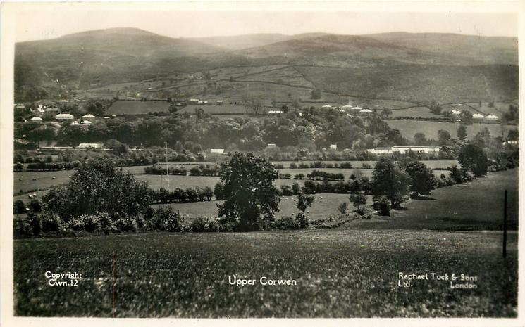 Corwen Wales Upper Corwen OLD PHOTO