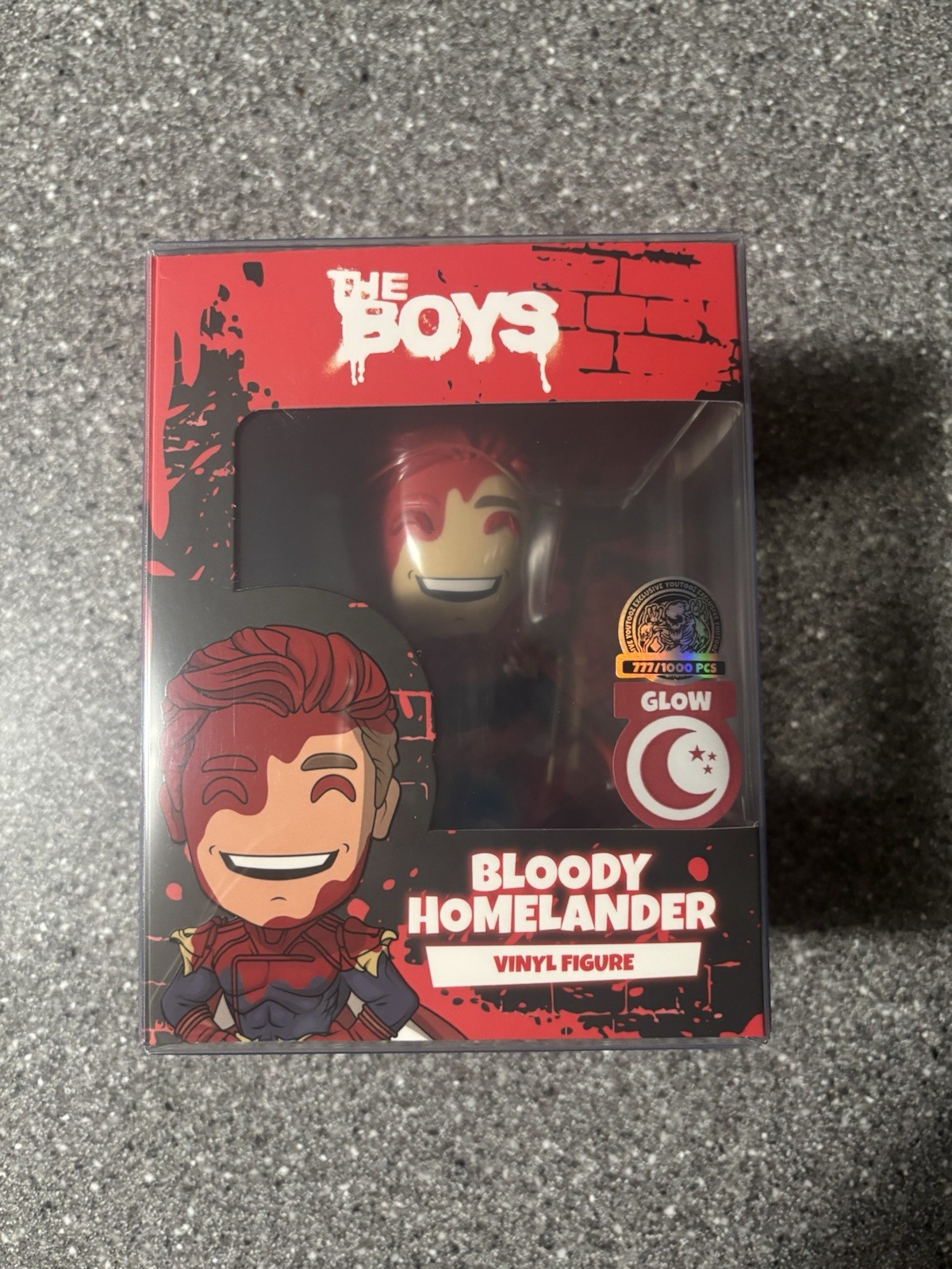 Youtooz Exclusive The Boys Glow In The Dark Bloody Homelander LE1000 Scaradise