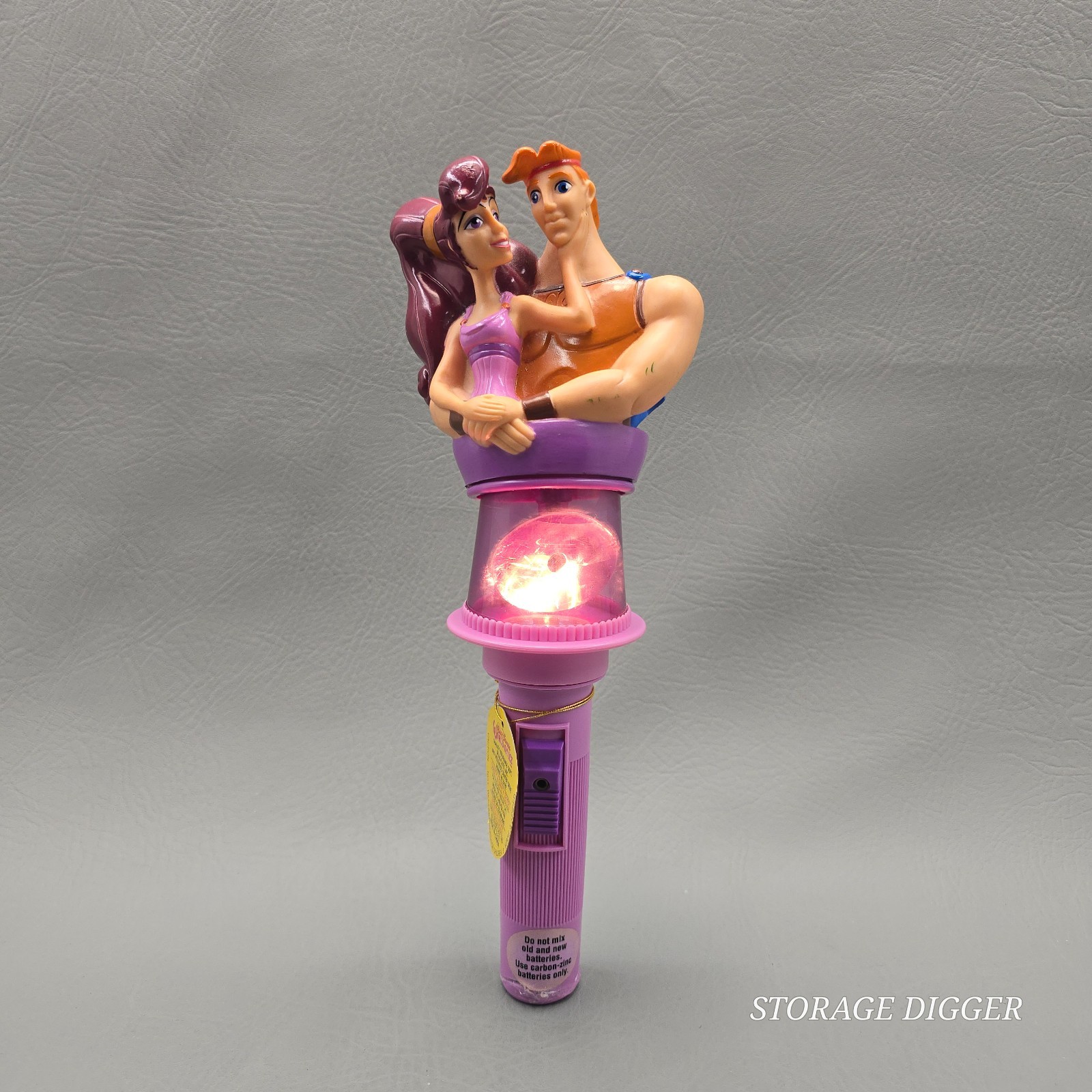 Vintage 1997 Feld Entertainment Disney World On Ice Hercules Meg Light-Up Wand