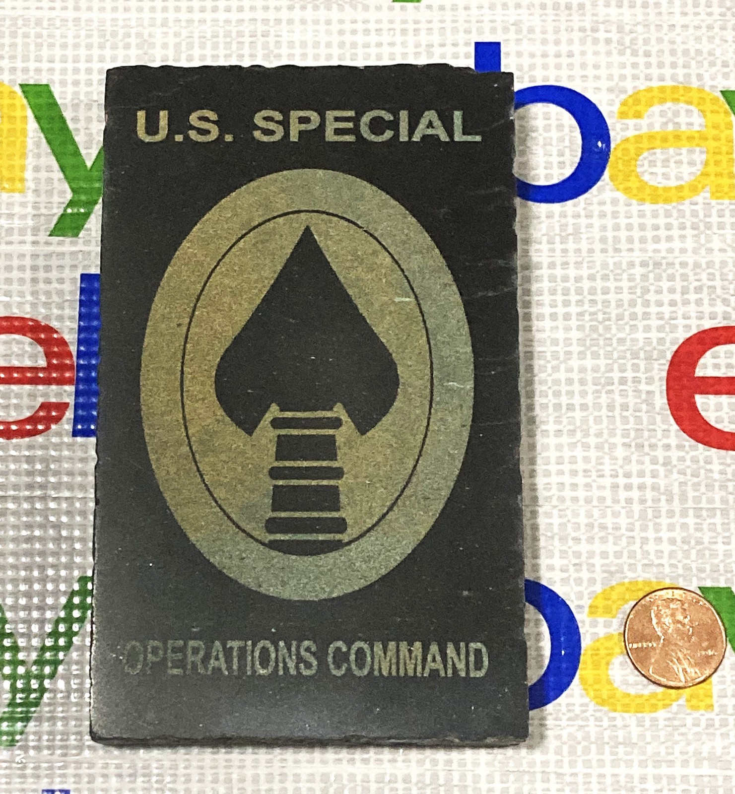 Paper Weight - US Special Operations Command - Polished Stone - 3\