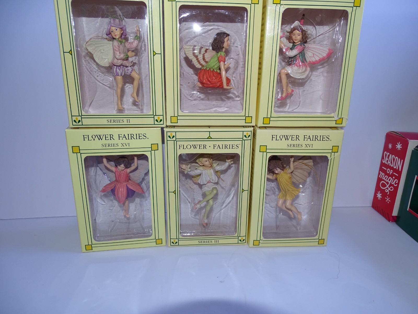 Lot Of 6 Vintage 2001 & 2003 & 2005 Retired Flower Fairies Multiple Series