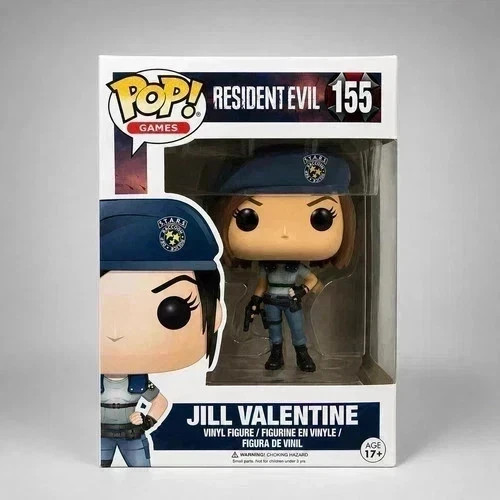 Funko Pop Games Resident Evil Jill Valentine #155 Vaulted Rare Collectible