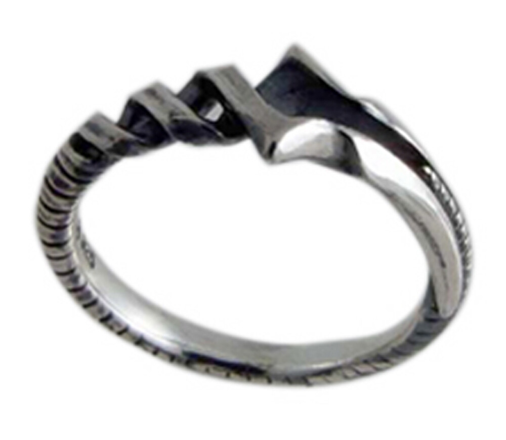 Neon Genesis EVANGELION Lanse of Longinus  925 Silver Ring #19(6.0cm)