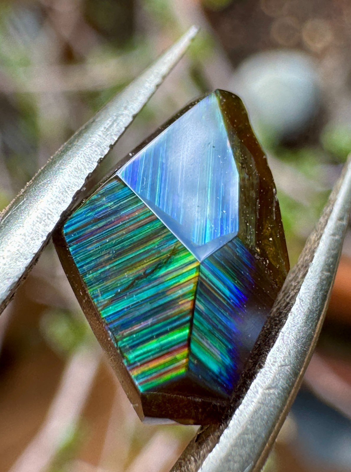 Faceted Rainbow Garnet – San Pedro Mountain, New Mexico 2.9 ct | 11.0mm x 6.3mm
