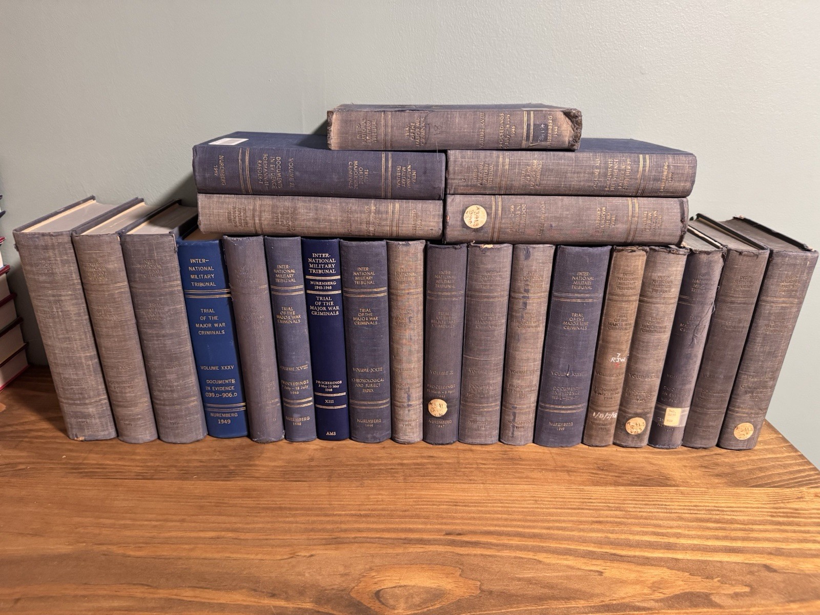 WWII Nuremberg Trials International Military Tribunal Original Volumes 1947–49