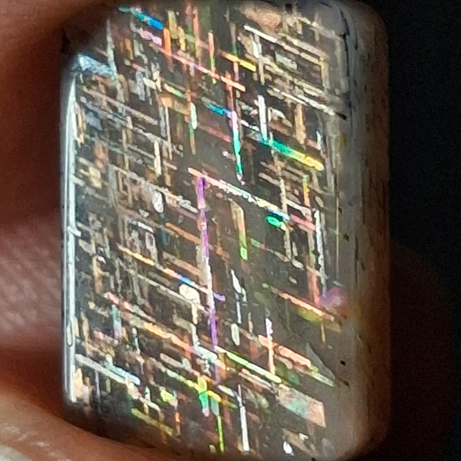 Rainbow Lattice Sunstone Hand-Cut Cabochon | Tanzania | RC029